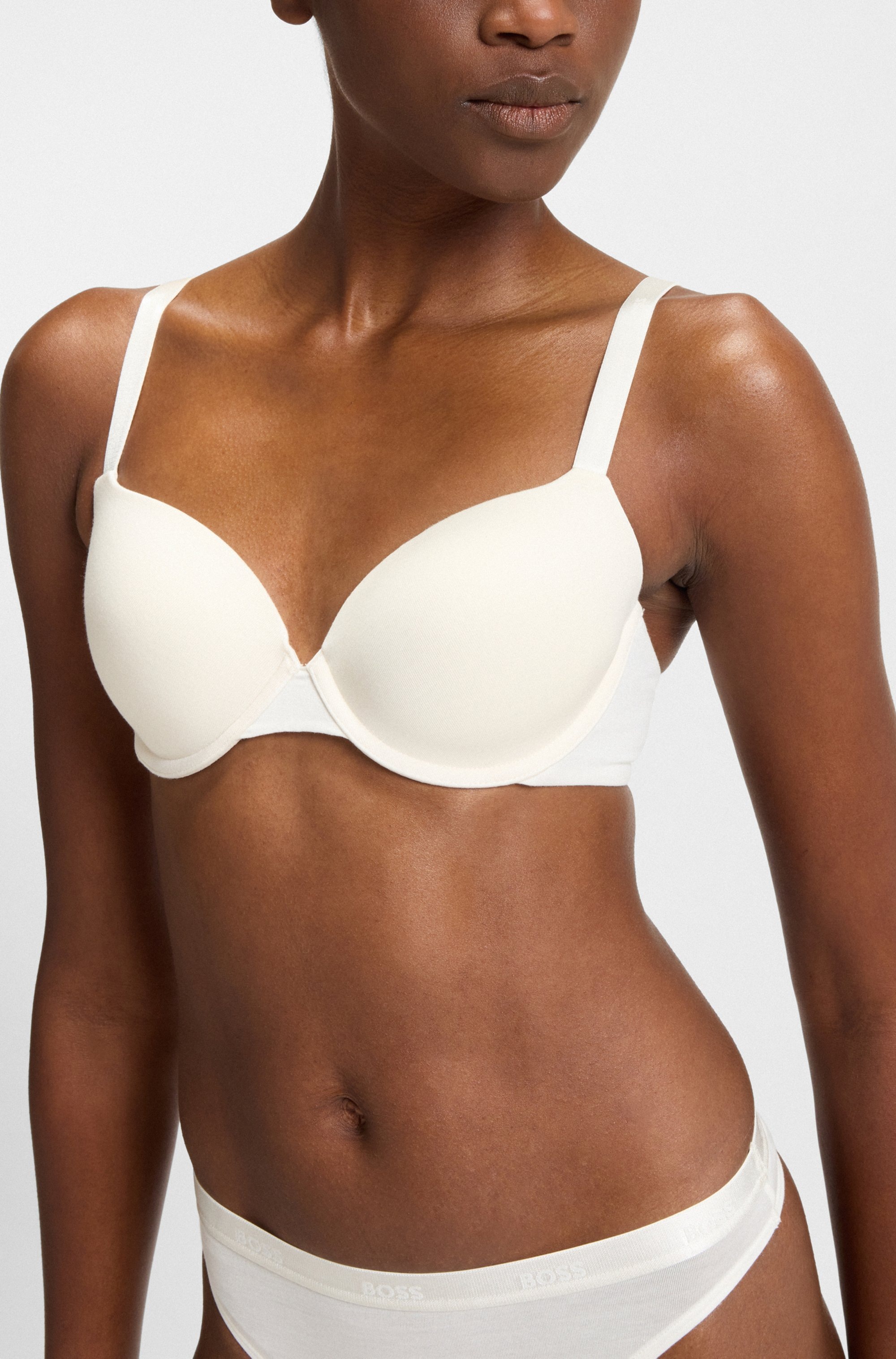 Thumbnail - BOSS Bügel-BH "UNDERWIRE BRA CI", mit BOSS Schriftzug auf den Trägern