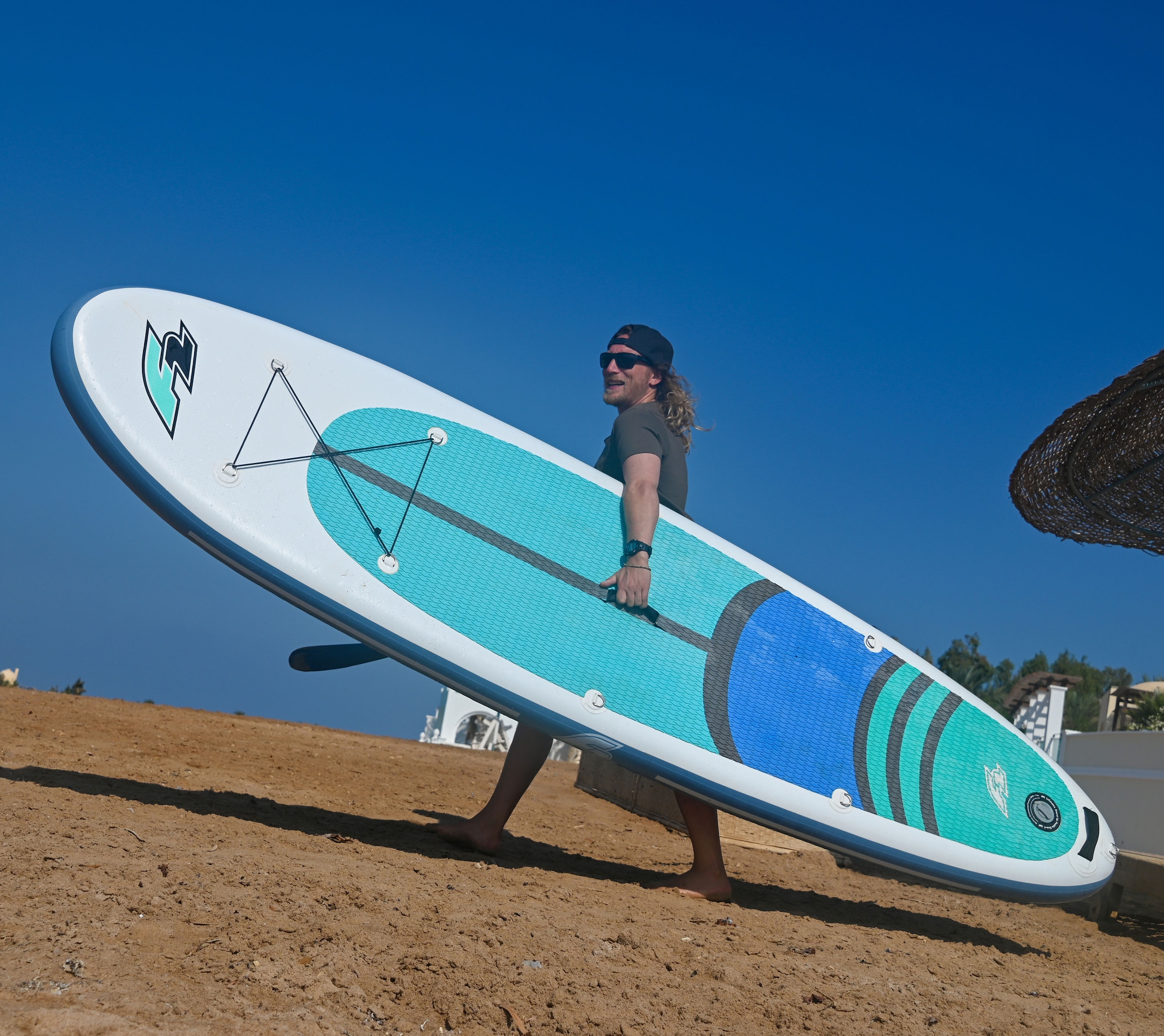 SUP-Board | F2 Paddel 4 10,5«, Im »F2 ohne Inflatable Sale tlg.), Cross (Set,