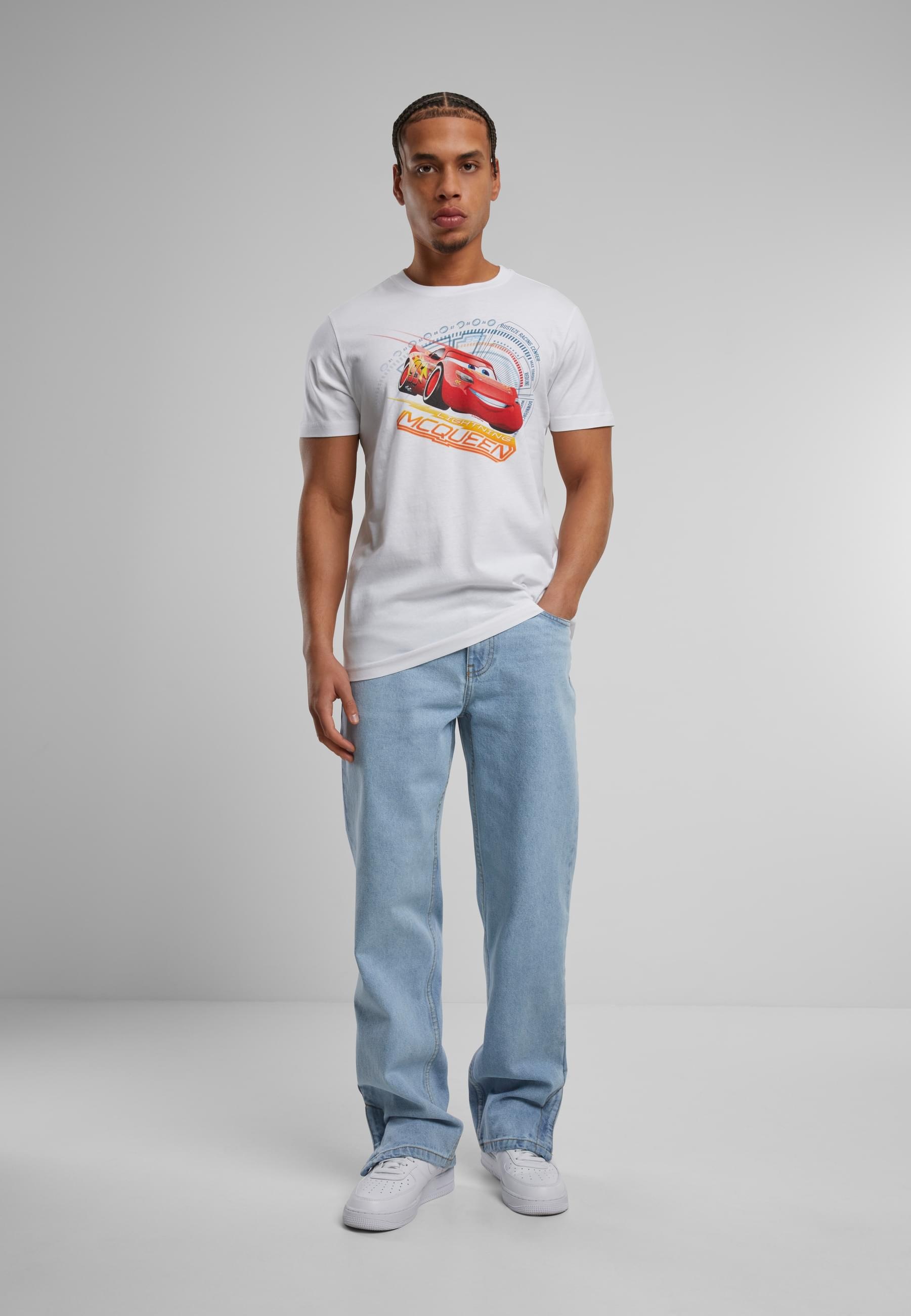 ABSOLUTE CULT T-Shirt »ABSOLUTE CULT Herren Cars - Lightning McQueen Basic T-Shirt«, (1 tlg.)