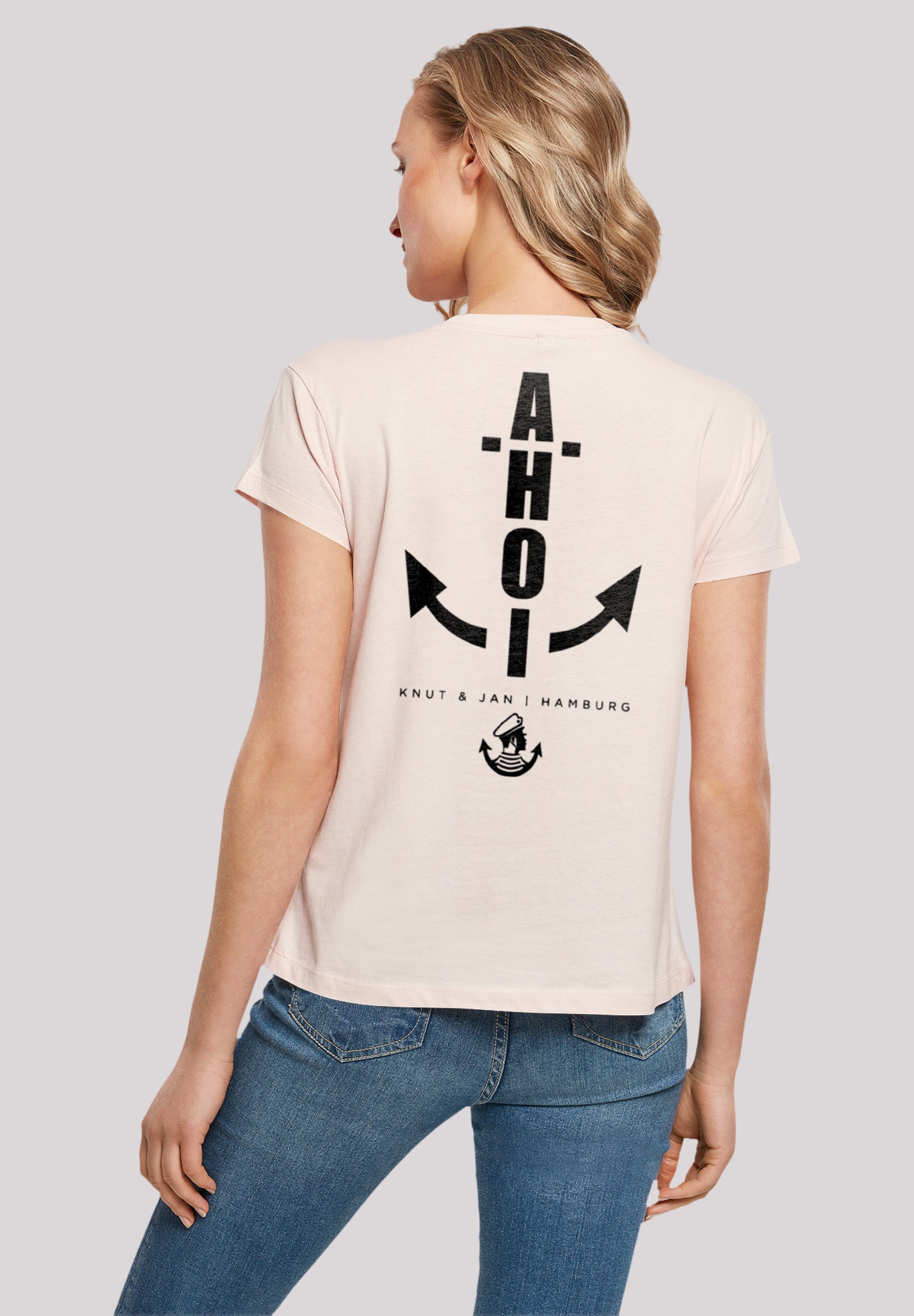 F4NT4STIC T-Shirt "Ahoi Anker Knut & Jan Hamburg", Print günstig online kaufen