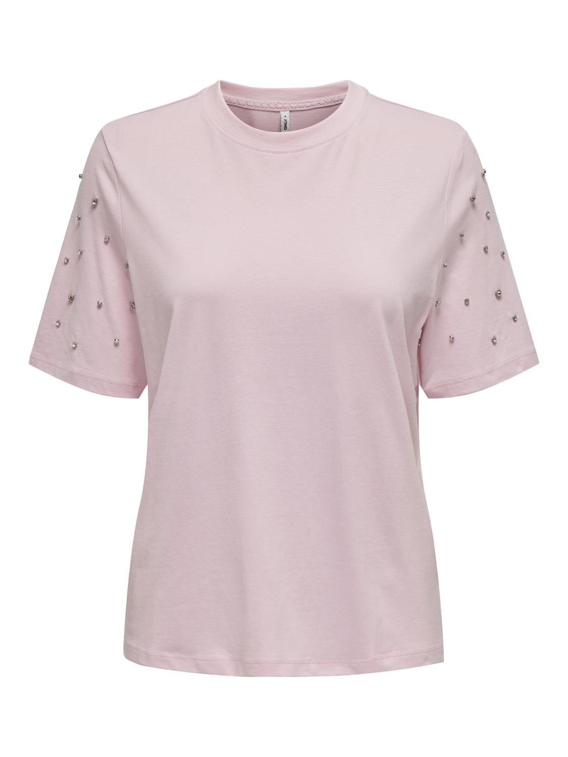 Only ONLKARMEN Top Donna Boxy Manica Corta – Verde, Taglia M, Cotone, Stile Cassetta - 4