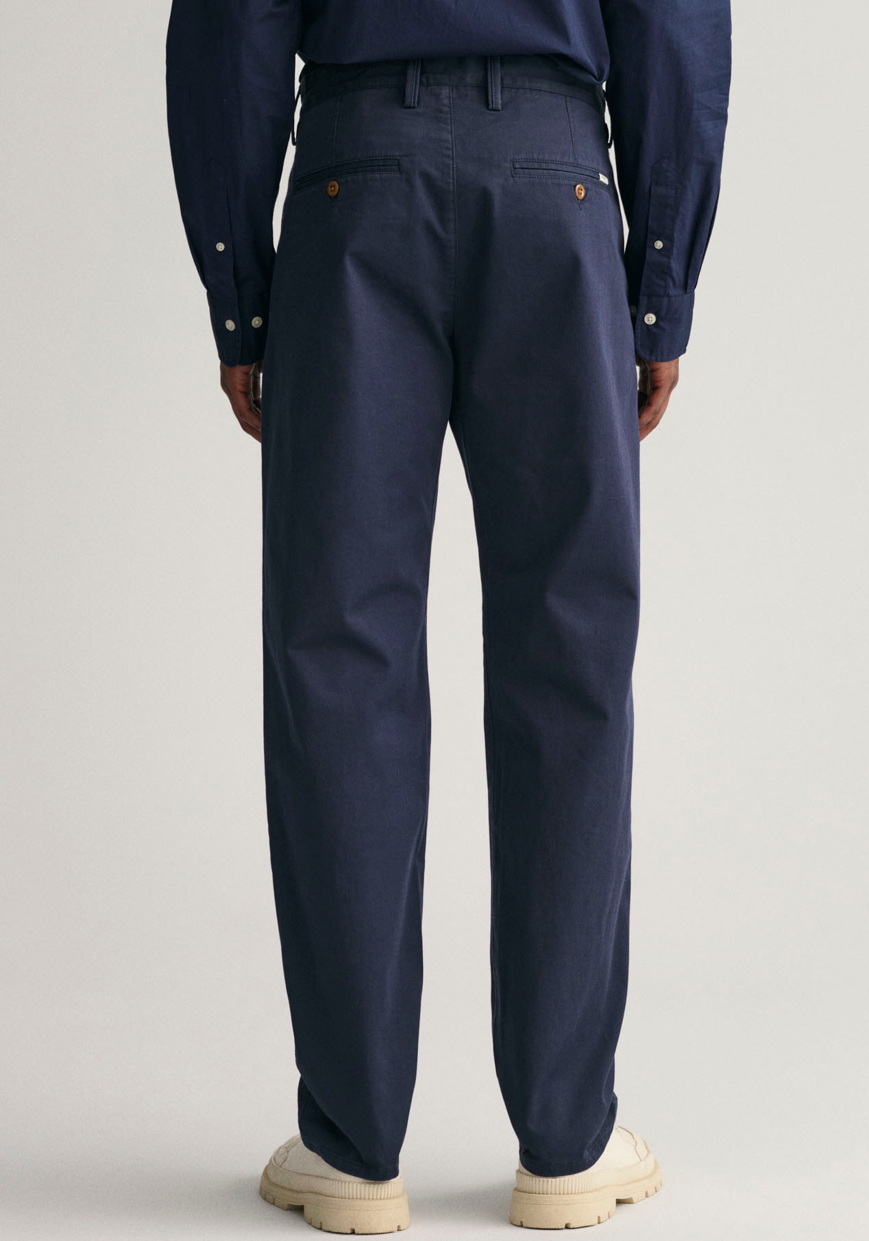 Gant Chinohose »REGULAR TWILL CHINOS«, mit gefütterten Seitentaschen