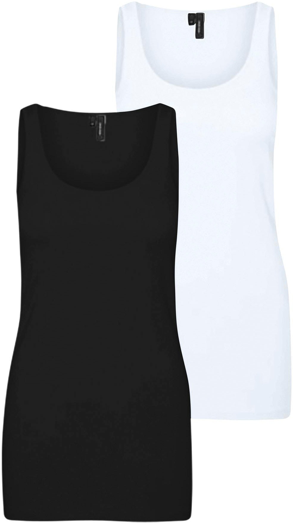Vero Moda Tanktop "VMMAXI MY SOFT LONG TANK TOP 2-PACK" Packung, 2 Stk. günstig online kaufen