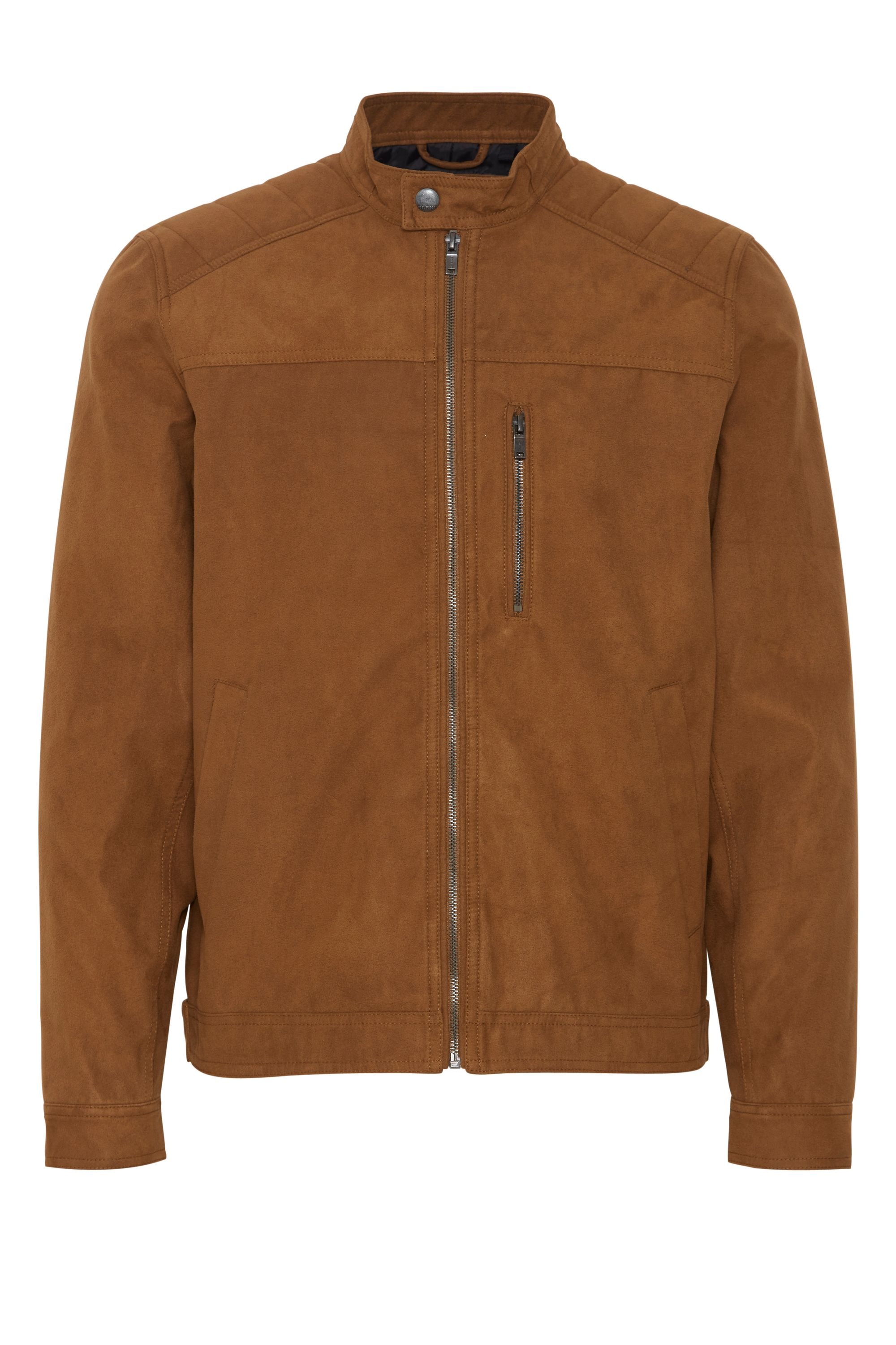 Blend Lederimitatjacke "BHOuterwear" ohne Kapuze Coole Kunstlederjacke in R günstig online kaufen