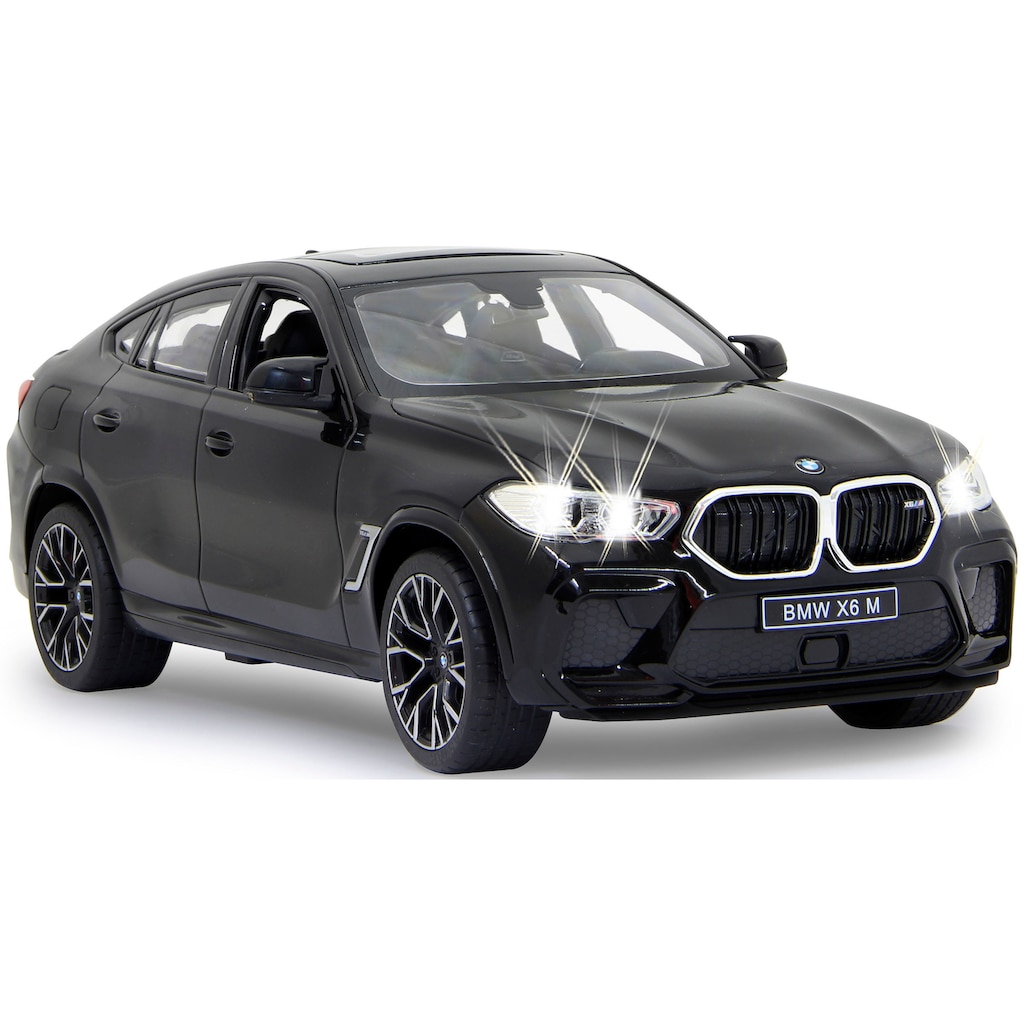 Jamara RC-Auto »Deluxe Cars, BMW X6 M 1:14, schwarz - 2,4 GHz«, mit LED-Lichtern