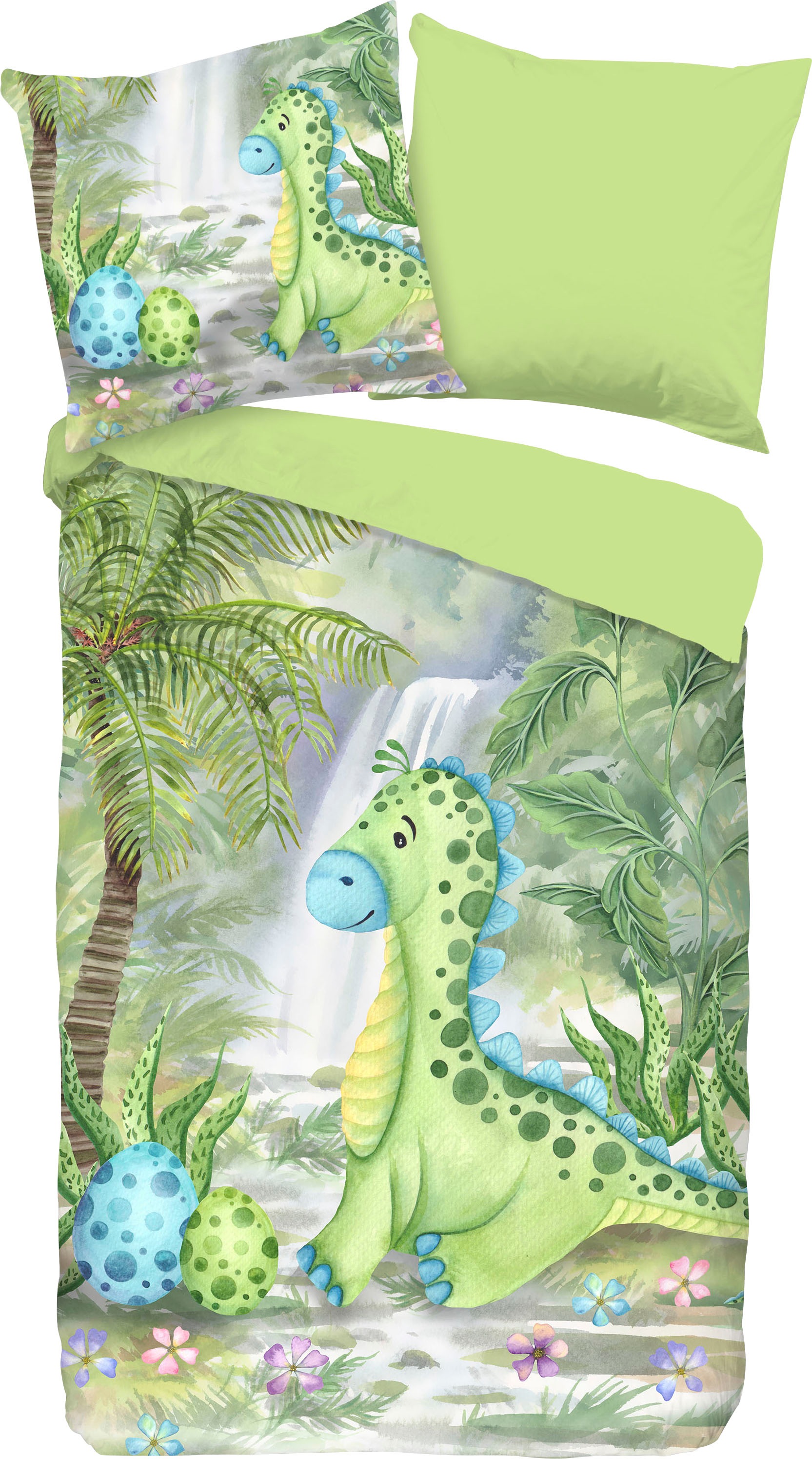 good morning Kinderbettwäsche "Dani" 2 Stk. Baumwolle, 135x200, Reißverschl günstig online kaufen