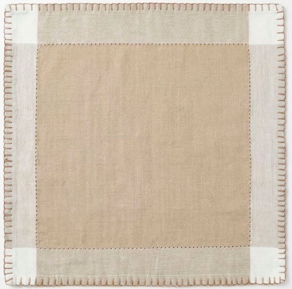 Home affaire Serviettenhalter »Serviette in beigetöne 6erSet«