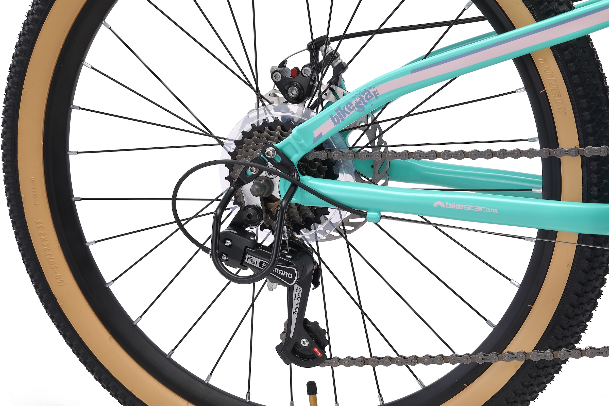 Bikestar Jugendfahrrad 21 Gang Shimano RD-TY21 Schaltwerk Kettenschaltung