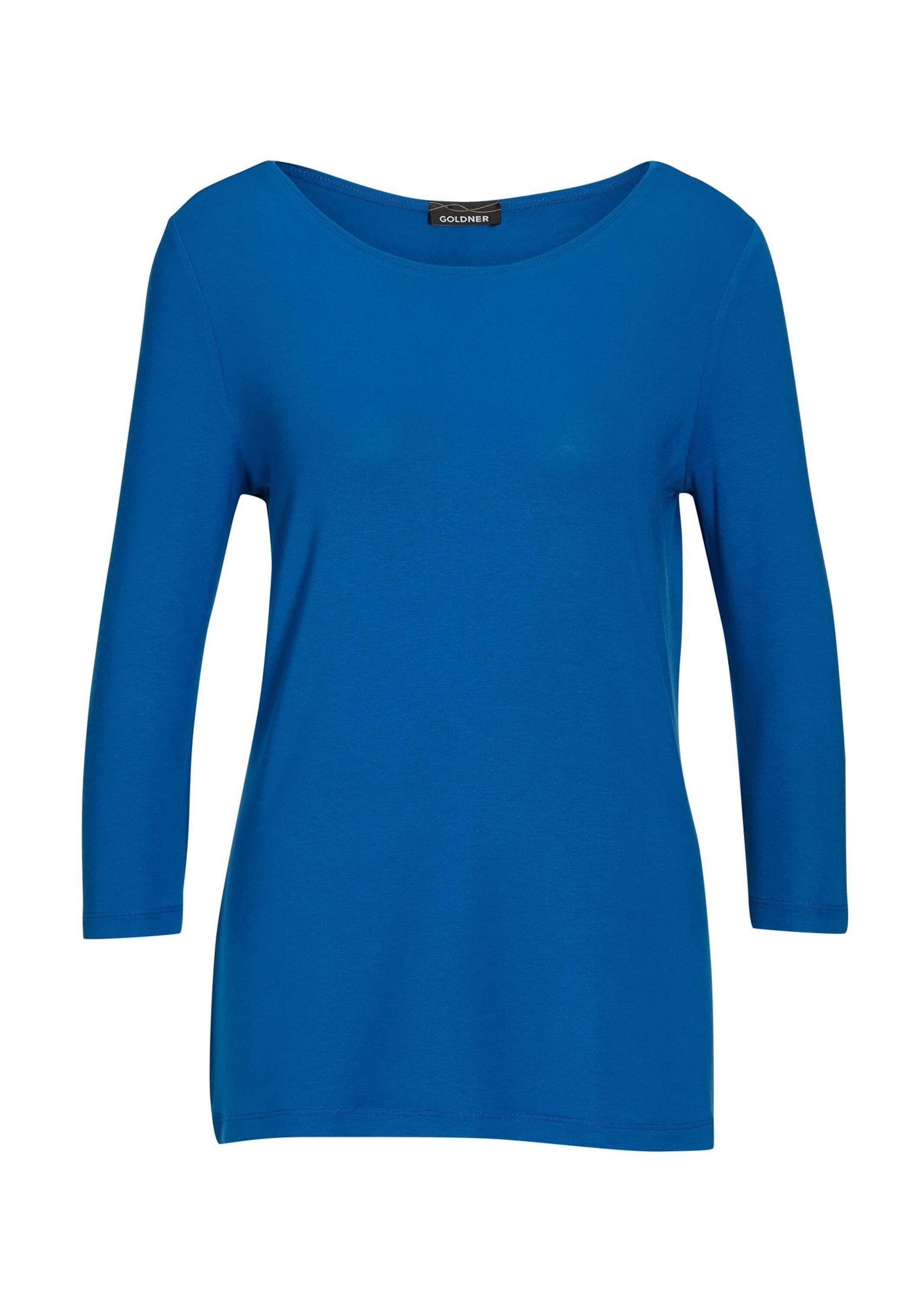 GOLDNER 3/4-Arm-Shirt "Trageangenehmes Viskoseshirt mit Elasthan" Ohne günstig online kaufen