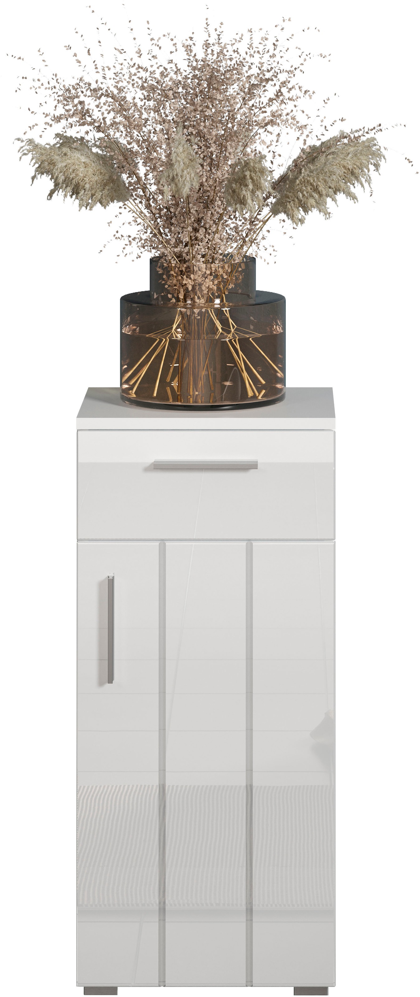 welltime Unterschrank »Prag«, (1 St.), Standschrank mit wechselbarem Türanschlag - (B/T/H) 37/31/83 cm