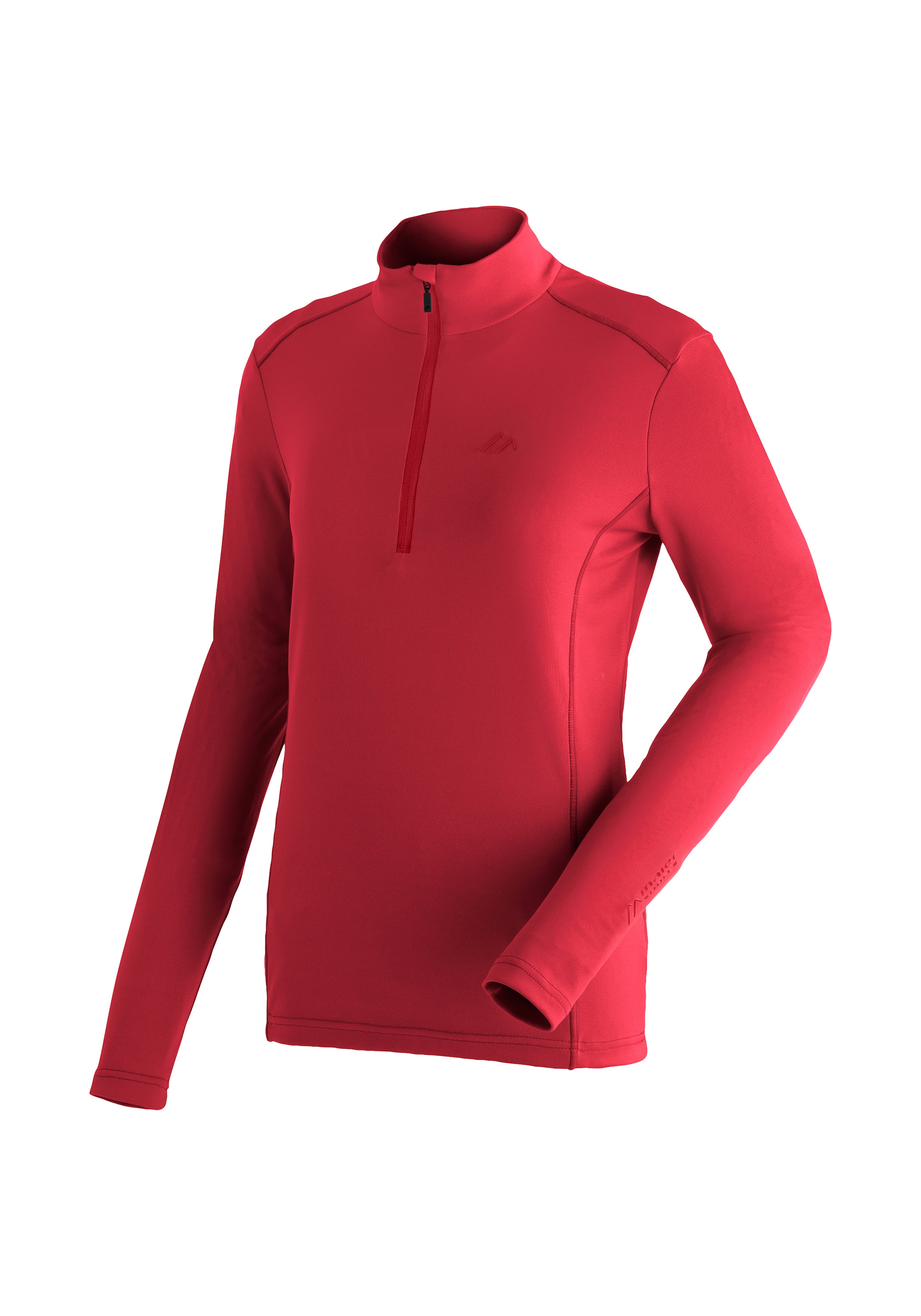 Maier Sports Fleecepullover "Jenna Rec", Damen Midlayer, elastisches und pflegeleichtes Half-Zip Fleece