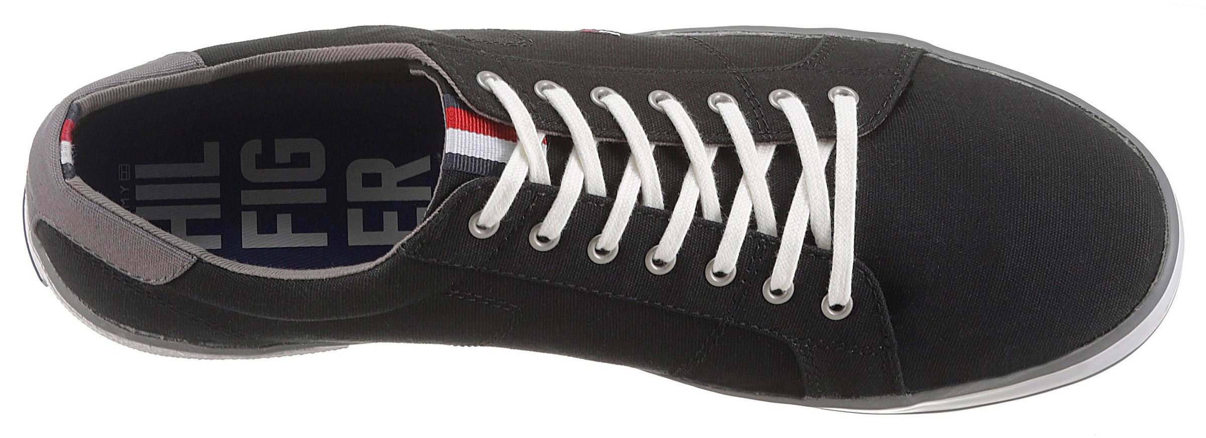 Tommy Hilfiger Sneaker »H2285ARLOW 1D«, mit seitlichem Logoflag, Freizeitschuh, Halbschuh, Schnürschuh