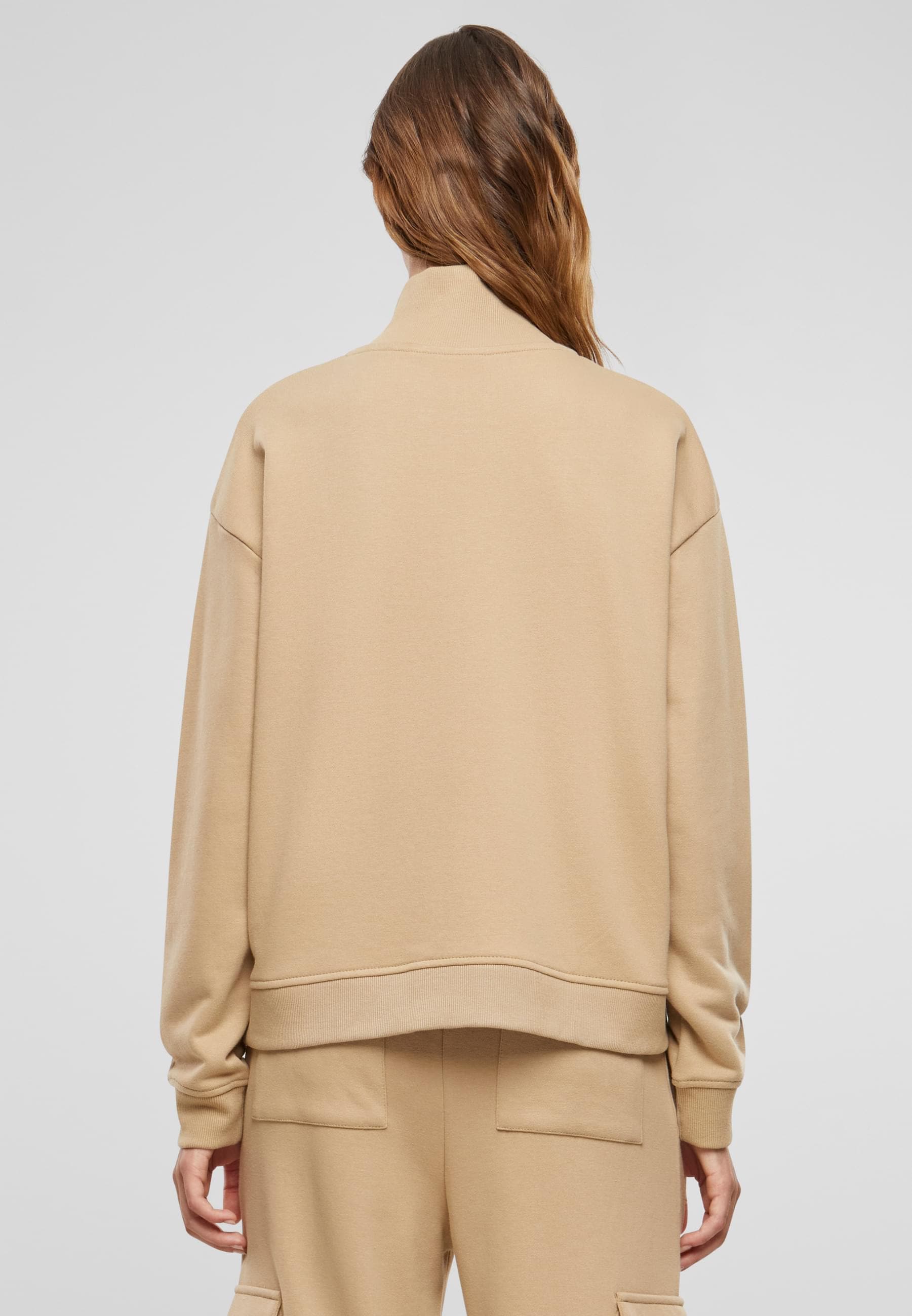 URBAN CLASSICS Windbreaker »Urban Classics Ladies Light Terry Troyer«, (1 St.), ohne Kapuze