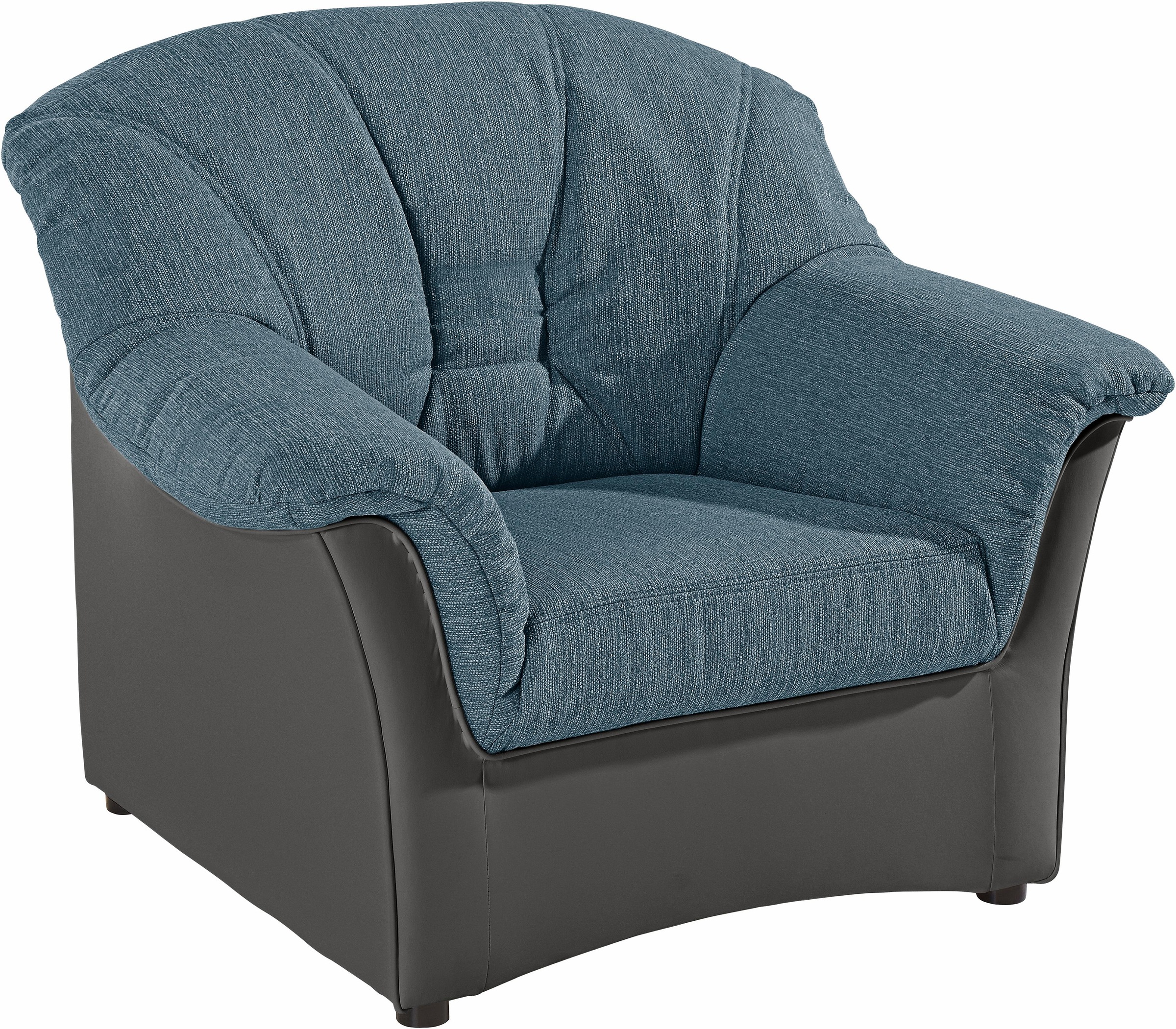 DOMO collection Sessel "ELVA elegante Rückensteppung" whlw. mit Federkern