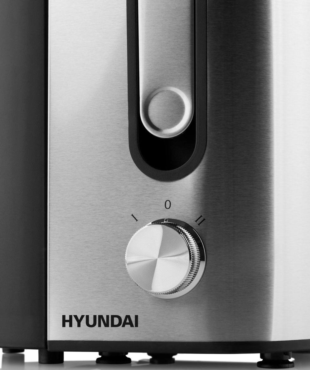 Hyundai Zentrifugenentsafter »JE337II«, 400 W, 9000 - 13000 U/min, Öffnung 65 mm, Saftbehälter 0,45 l