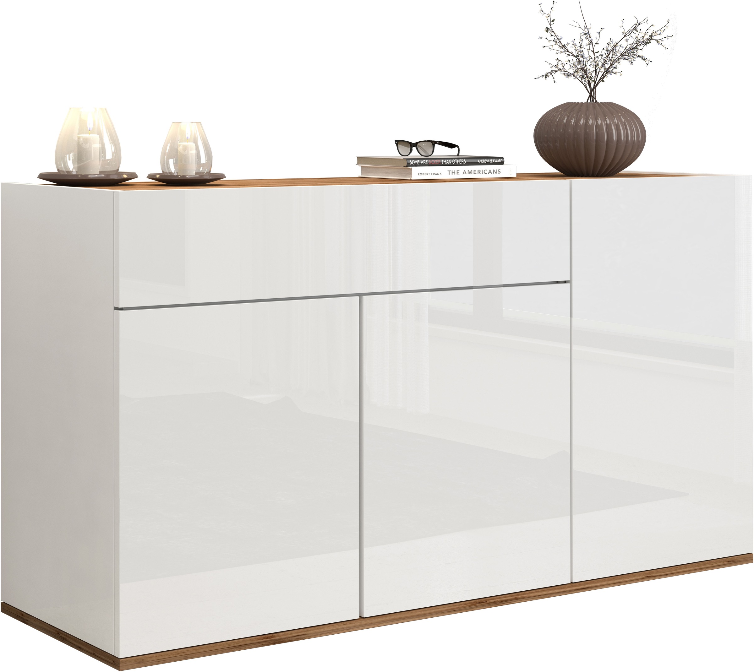 INOSIGN Sideboard "Garda, Kommode, Schrank, Kredenz", 3 Türen, 1 Schublade, günstig online kaufen