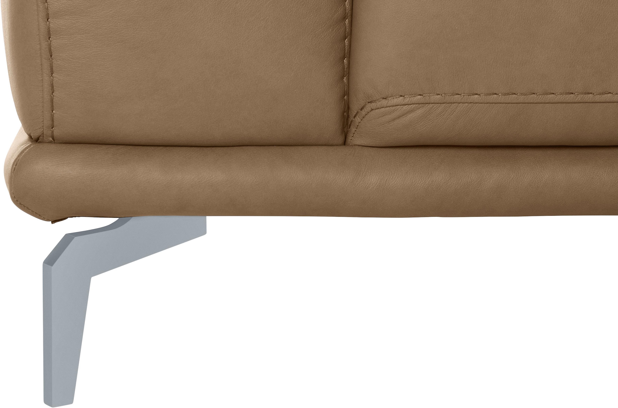W.SCHILLIG 2,5-Sitzer »montanaa«, mit Metallfüßen in Silber matt, Breite 212 cm