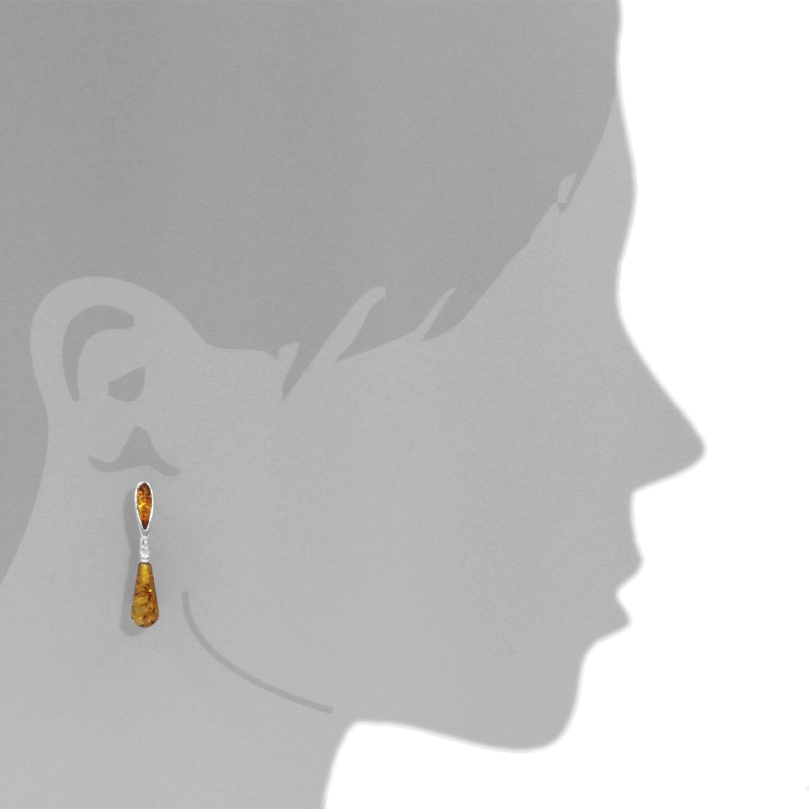 Ostsee-Schmuck Koleta Earrings Silver 925 Size 36 2