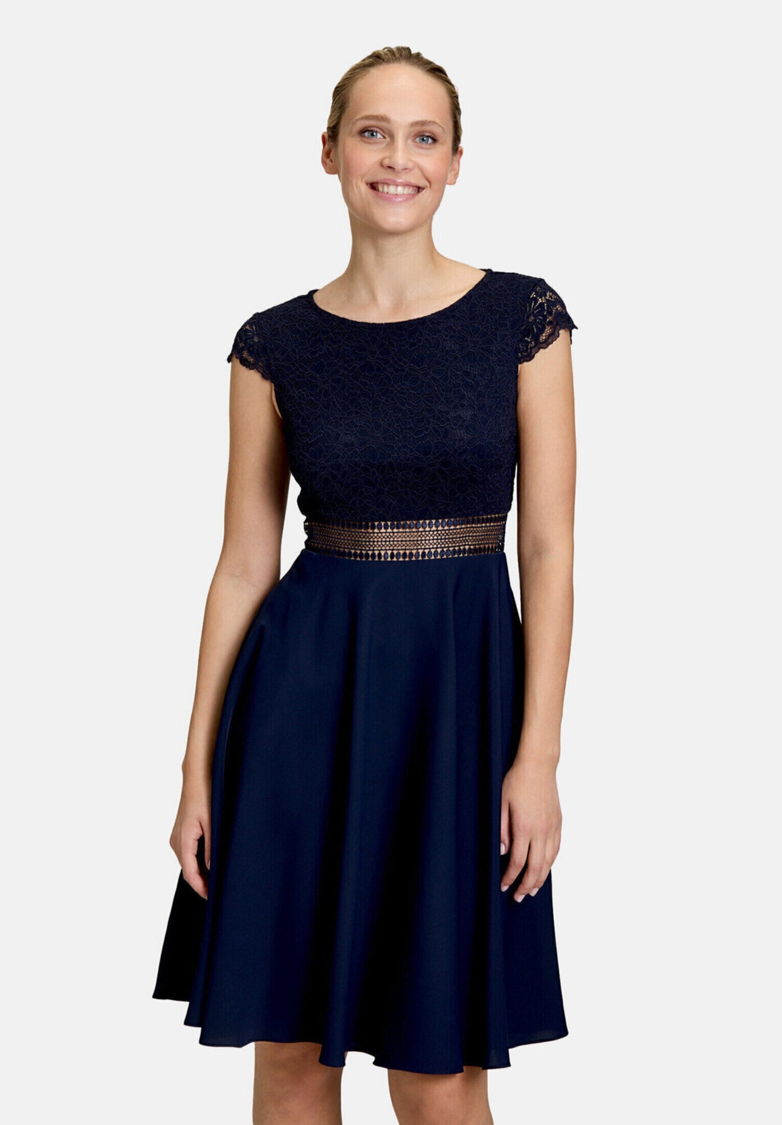 Vera Mont Abendkleid »Damen mit Spitze« Nahttasche Spitze