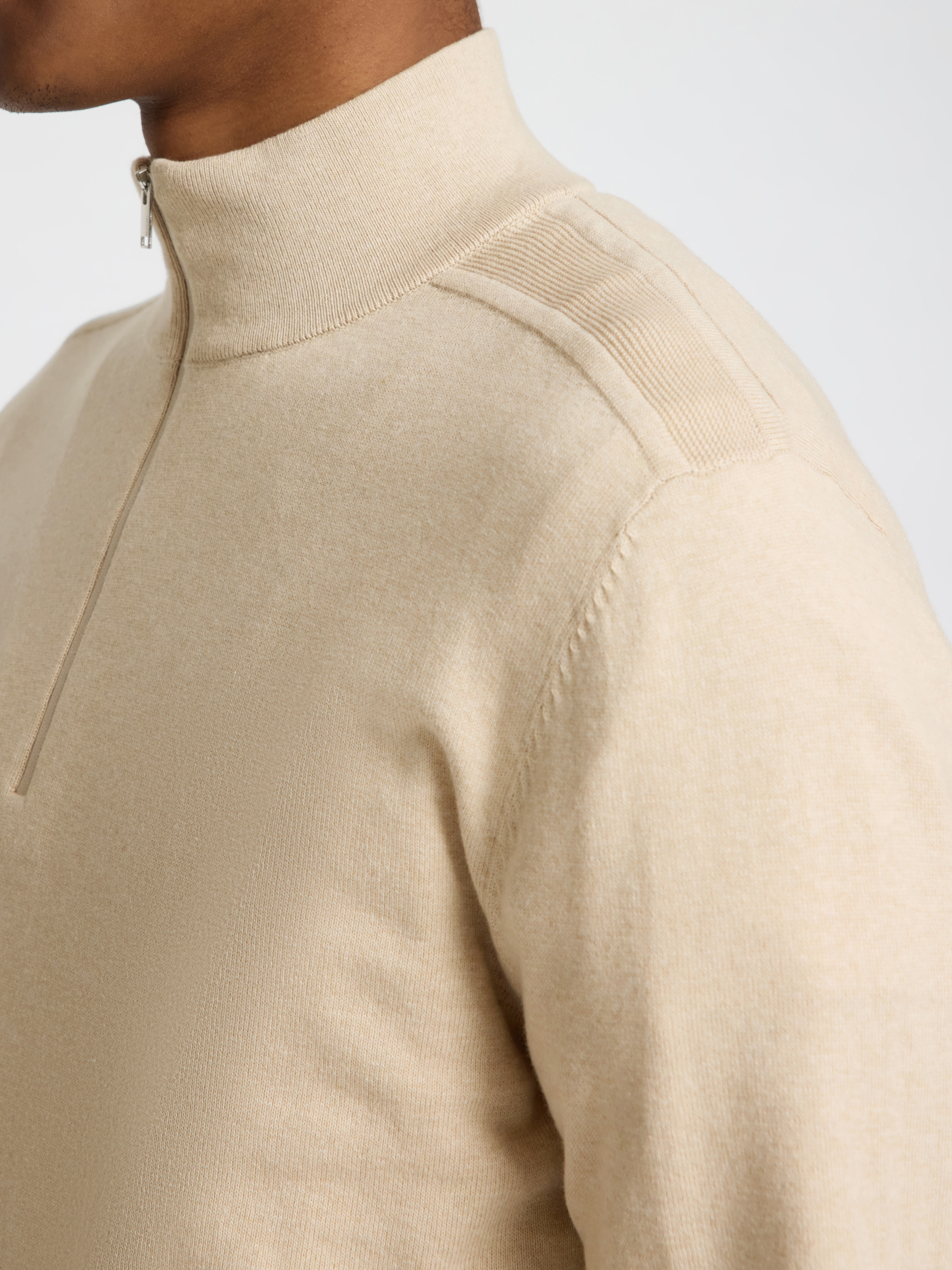 Thumbnail - SELECTED HOMME Troyer "SLHBERG HALF ZIP CARDIGAN NOOS"