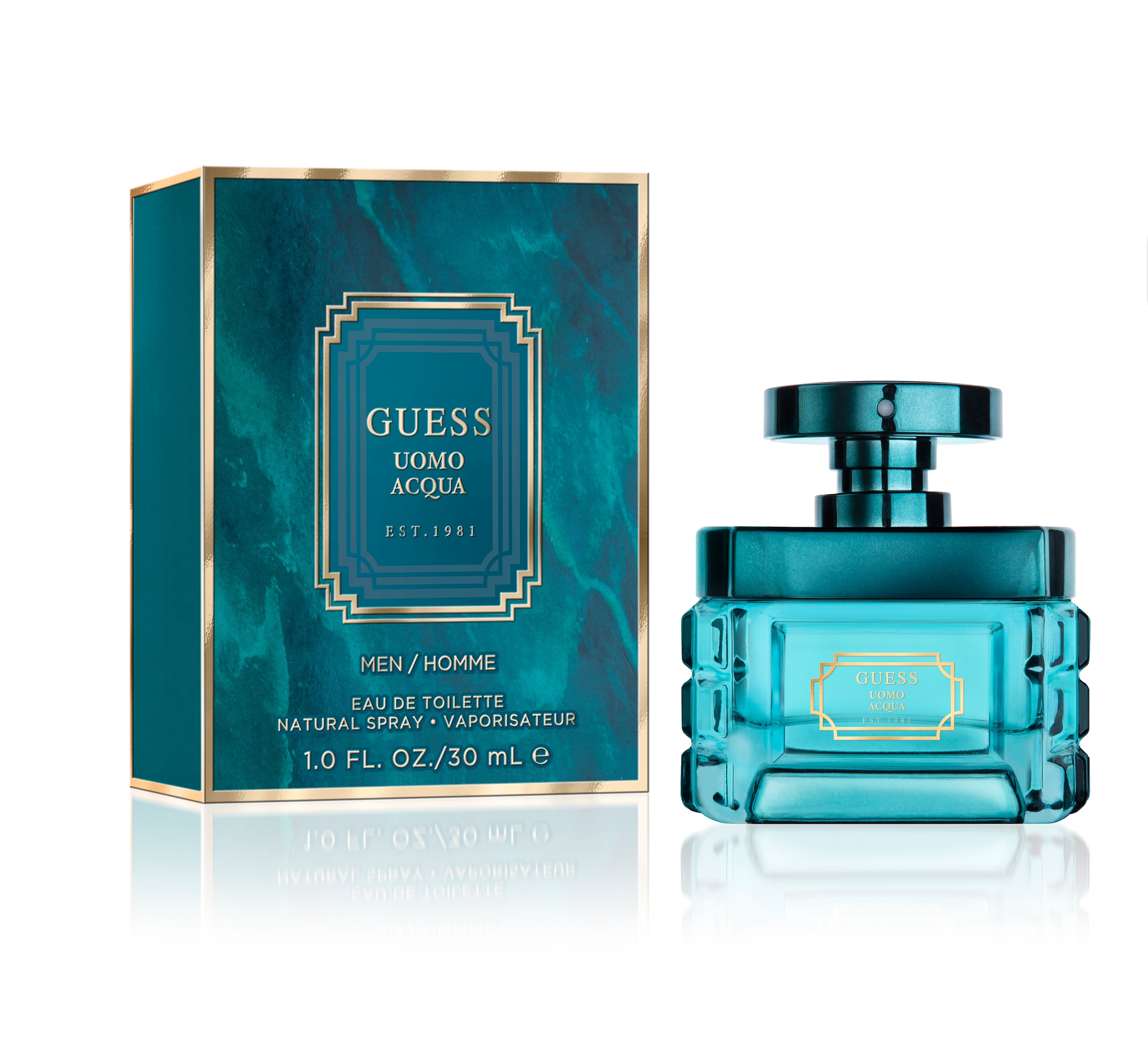 Guess Eau de Toilette »UOMO ACQUA EDT« mit holzigem Duftcharakter