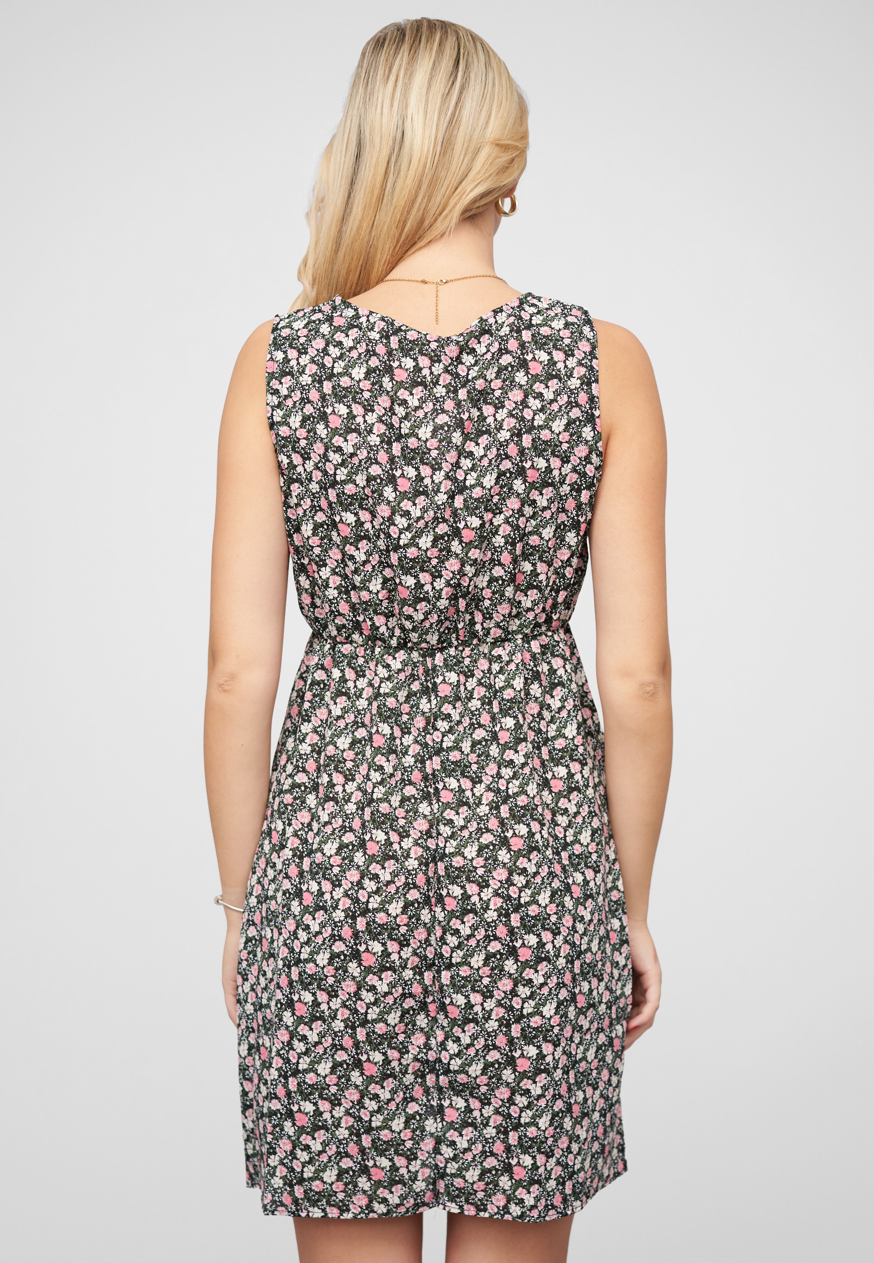 CLOUD 5IVE Shirtkleid »CLOUD 5IVE Leichtes Sommerkleid mit Knopfleiste« 1 Stk. tlg.