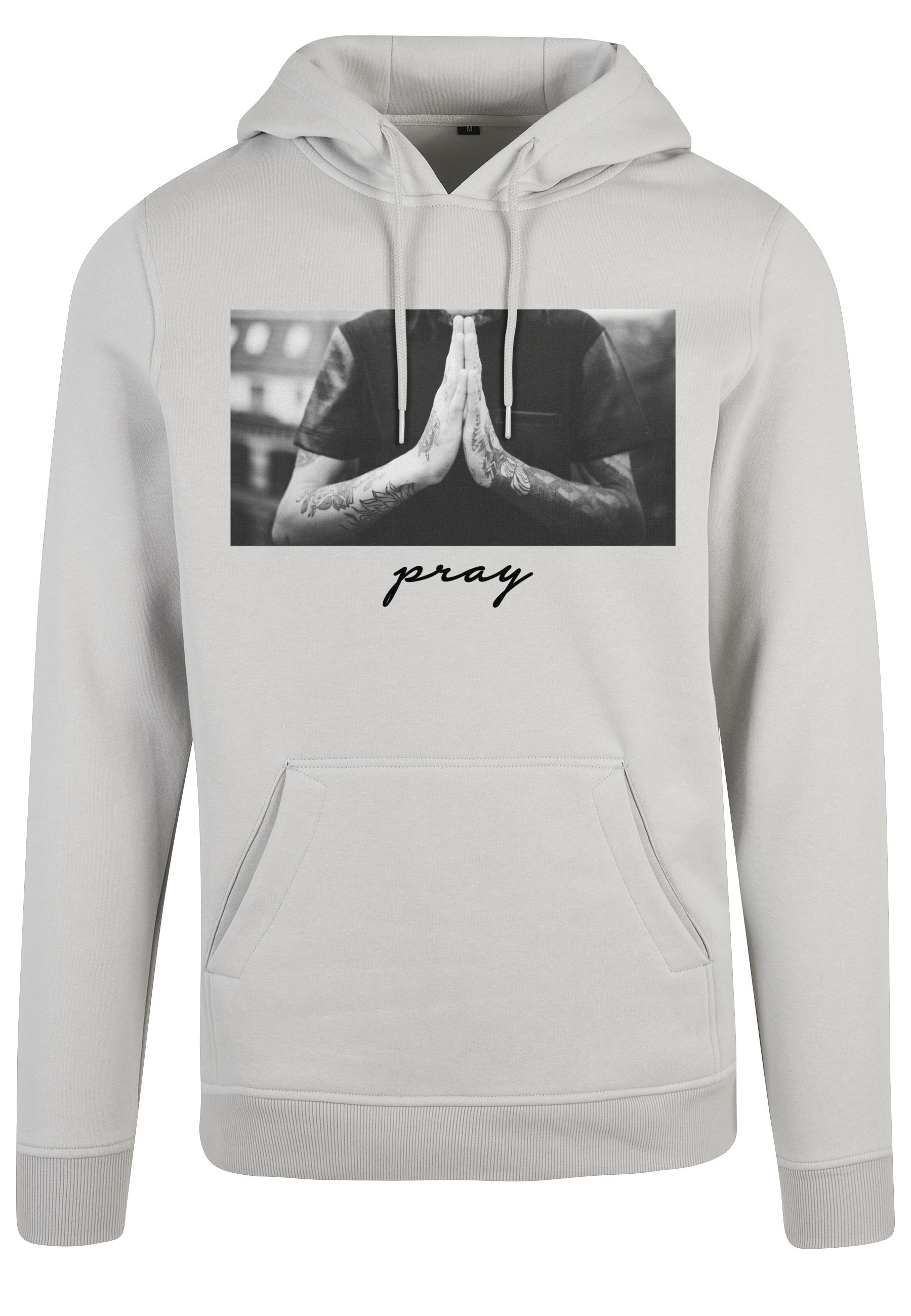 MisterTee Rundhalspullover »MisterTee Herren Pray Hoody« 1 Stk.