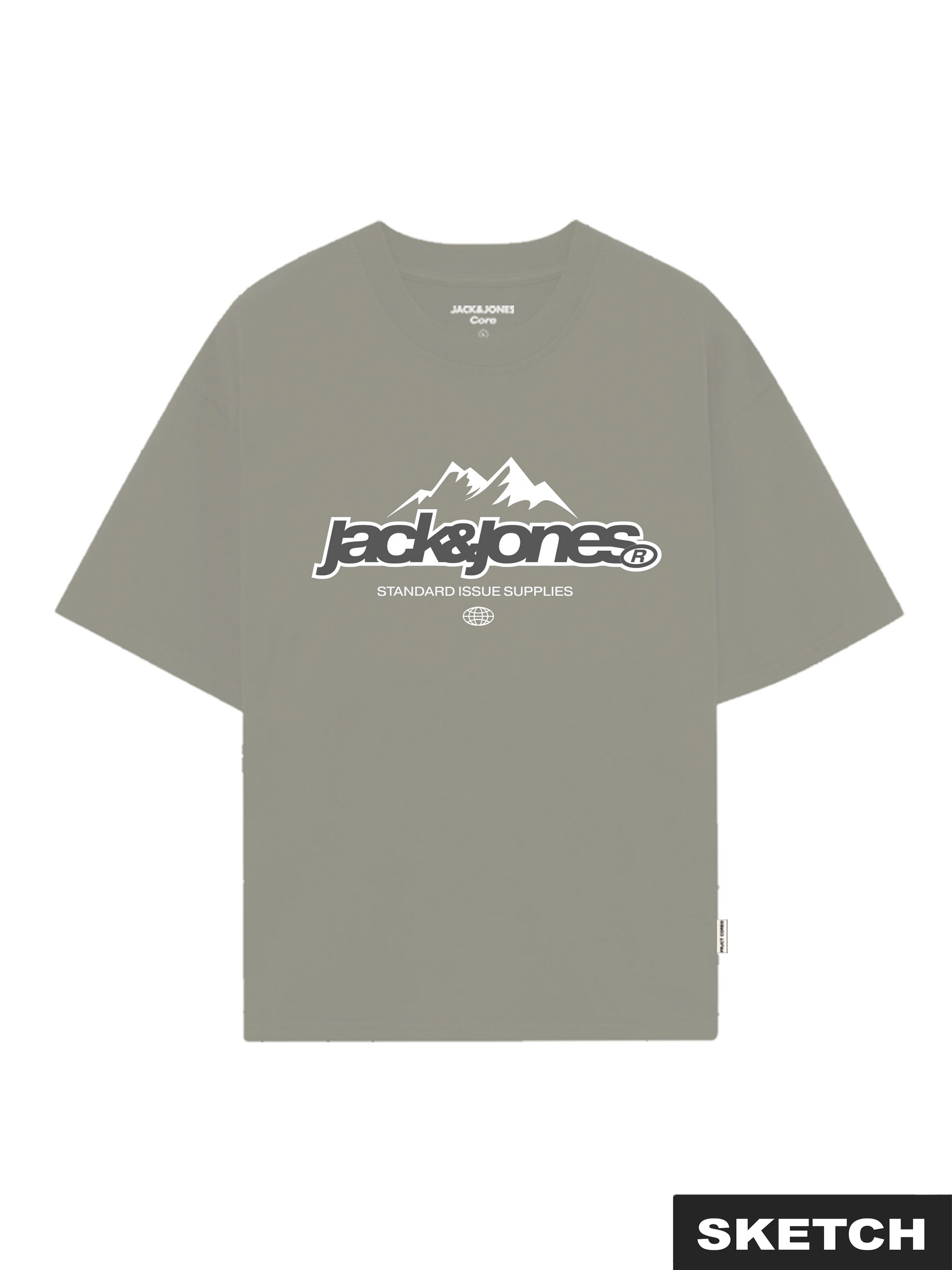 Jack & Jones T-Shirt "JCOFLARE FRONT TEE SS CREW NECK FST" günstig online kaufen