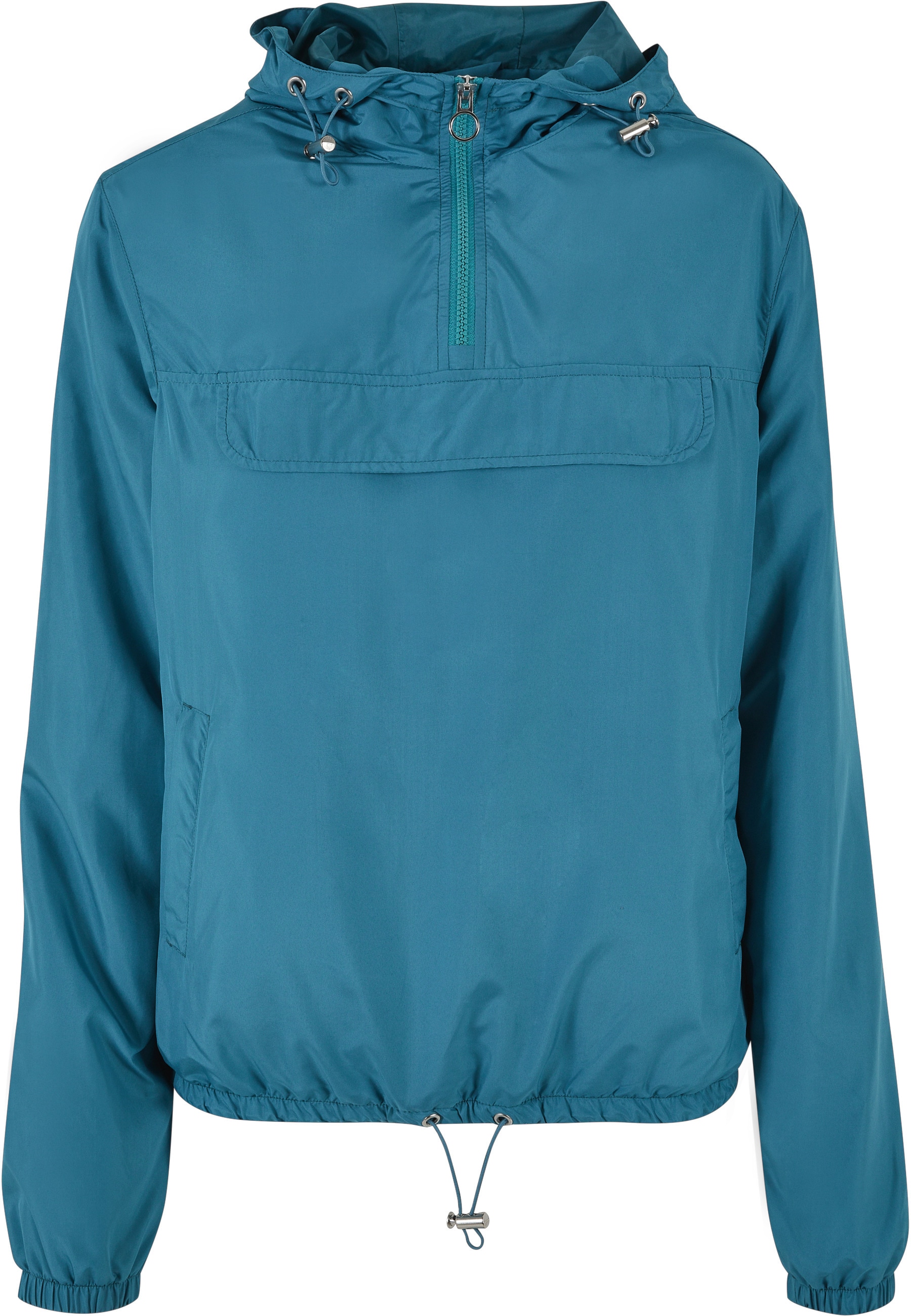 URBAN CLASSICS Langmantel "Urban Classics Damen Ladies Basic Pull Over Jack günstig online kaufen