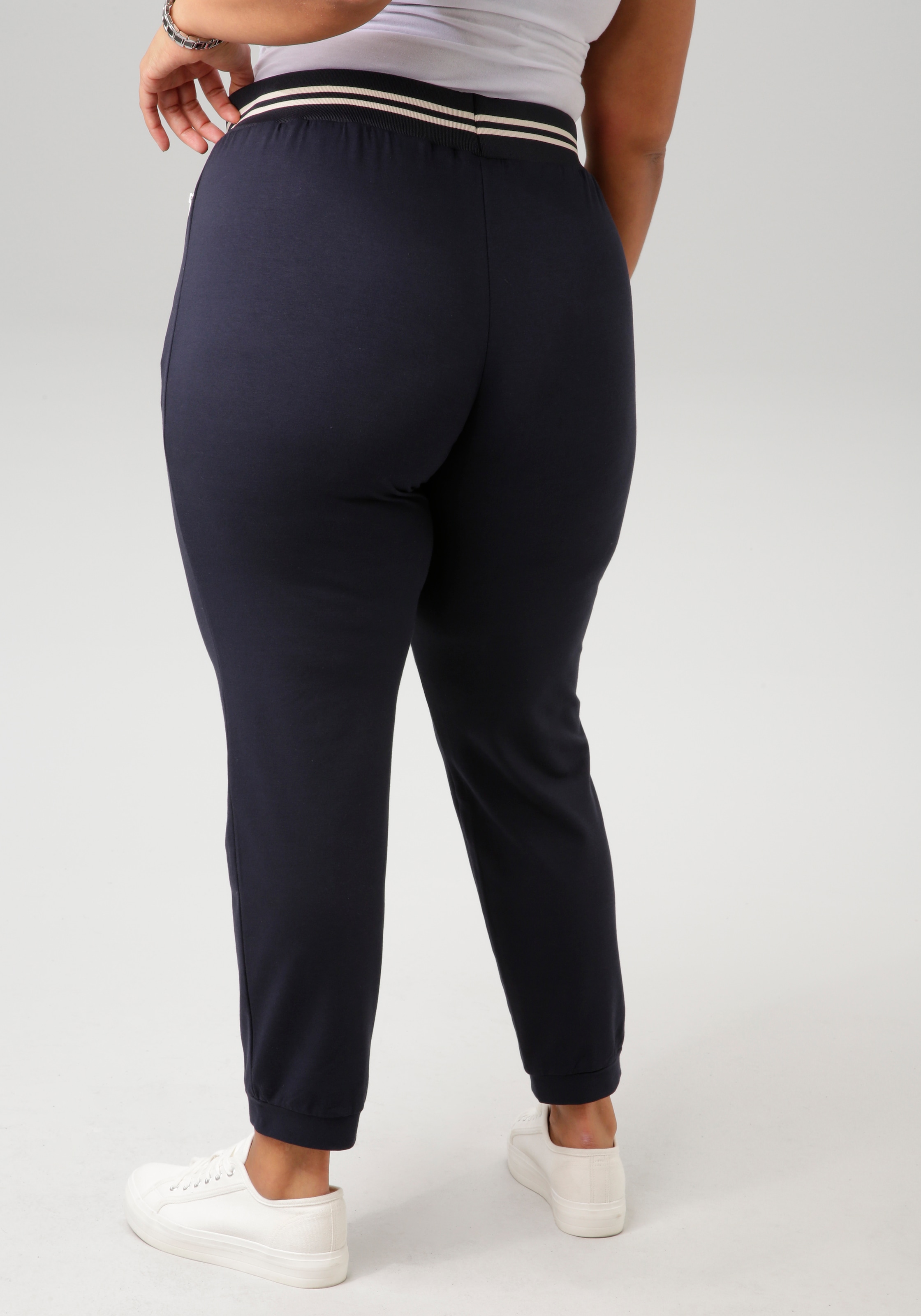 Aniston PLUS Schlupfhose, Mit Reißverschlusstaschen - NEUE KOLLEKTION