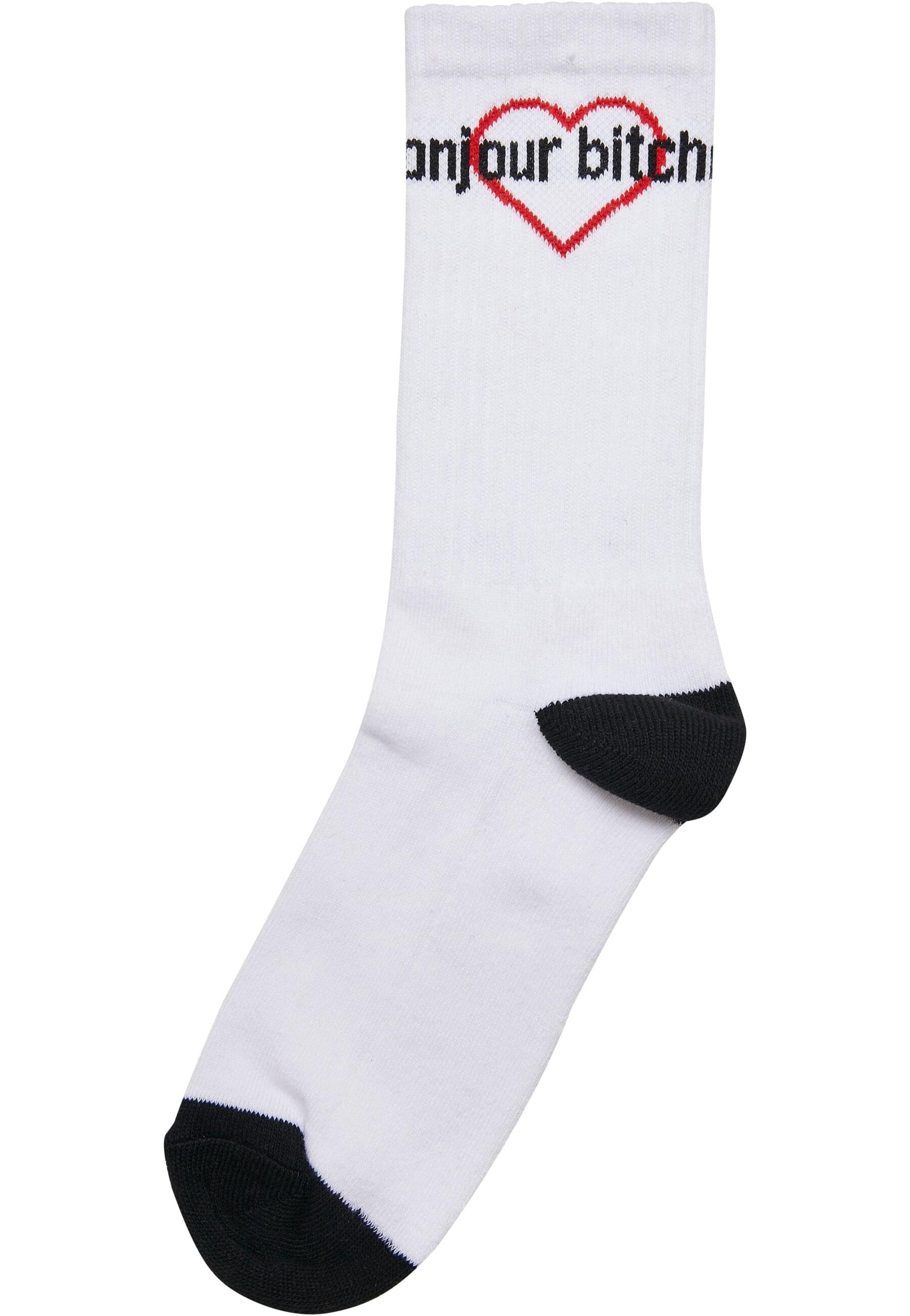 MisterTee Basicsocken »MisterTee Unisex Bonjour Bitches Socks 3-Pack«, (1 Paar)