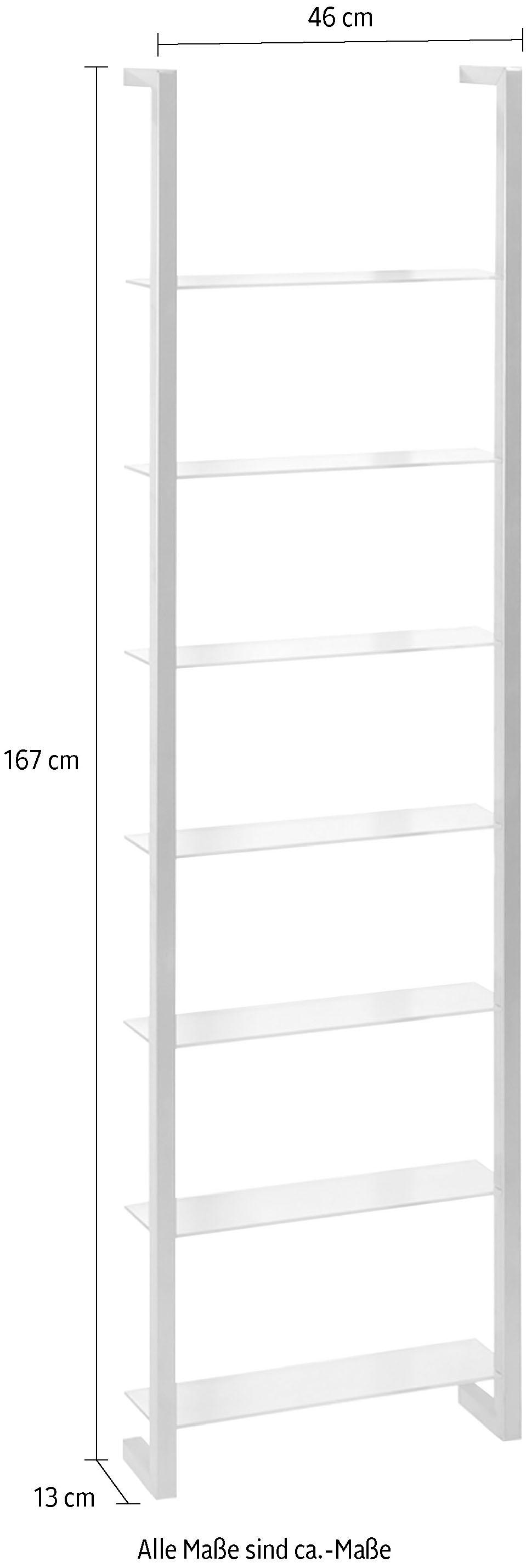 Spinder Design Wandregal "CUBIC", Metall, Tiefe 13 cm günstig online kaufen