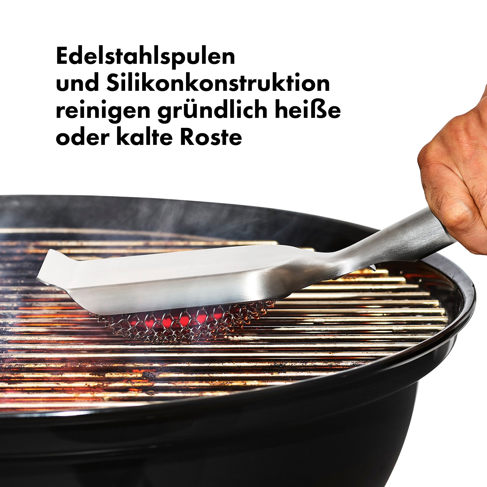 OXO Good Grips Ersatzbürste »Austauschkopf für borstenloses Grillbürste« 1 Stk. aus Edelstahl | Silikon