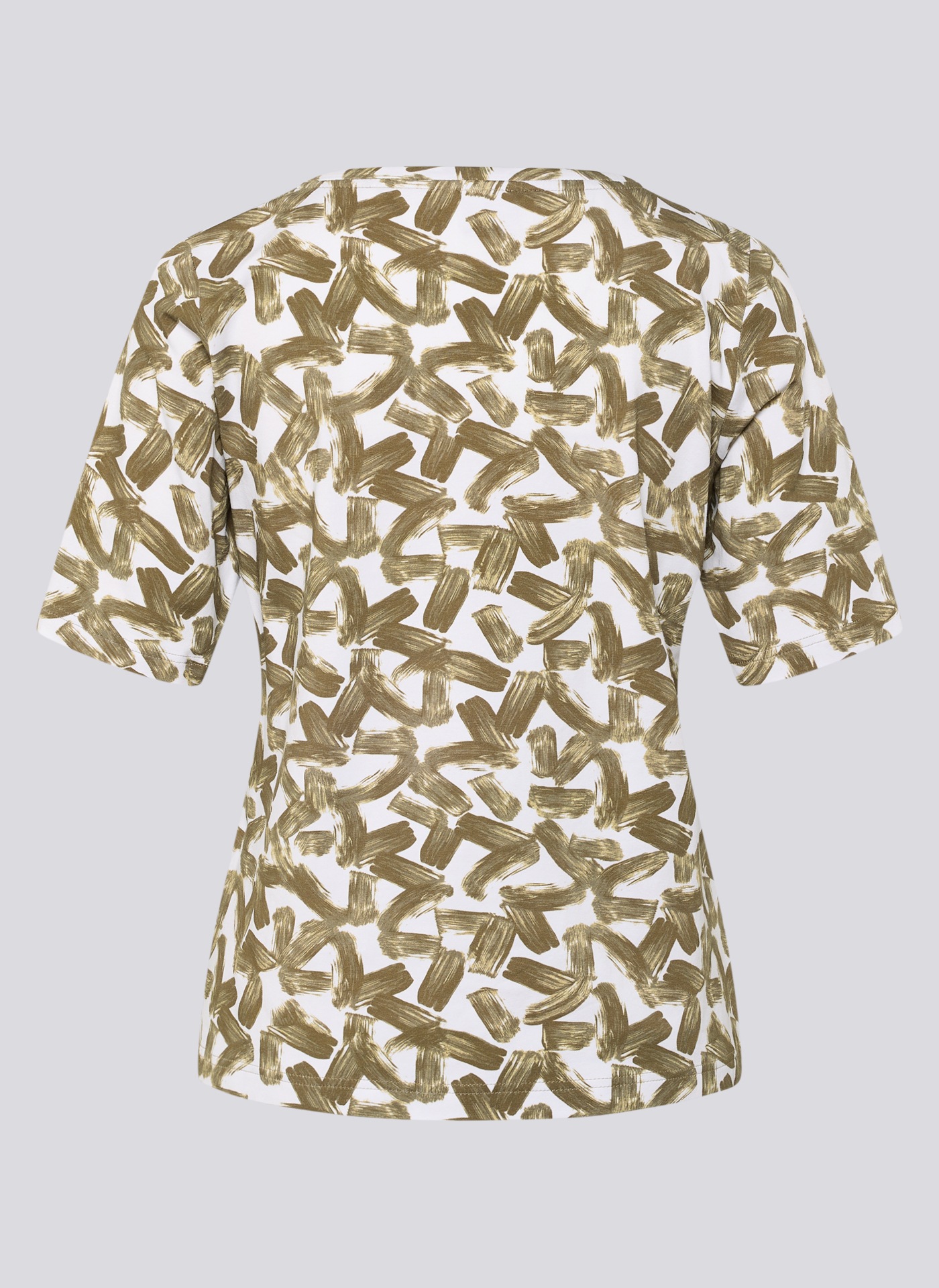 Rabe Rundhalsshirt mit Allover-Muster