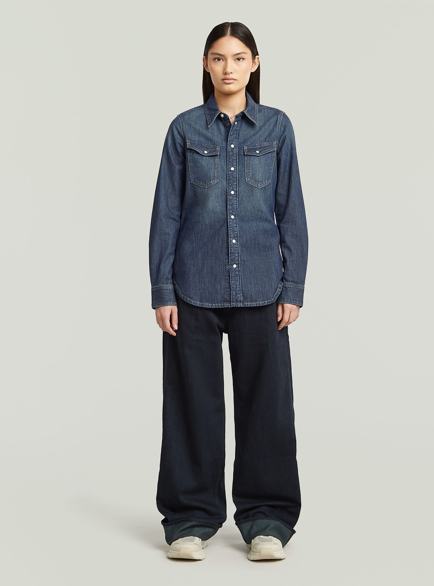 G-STAR Langarmshirt »Slim Western Hemd«