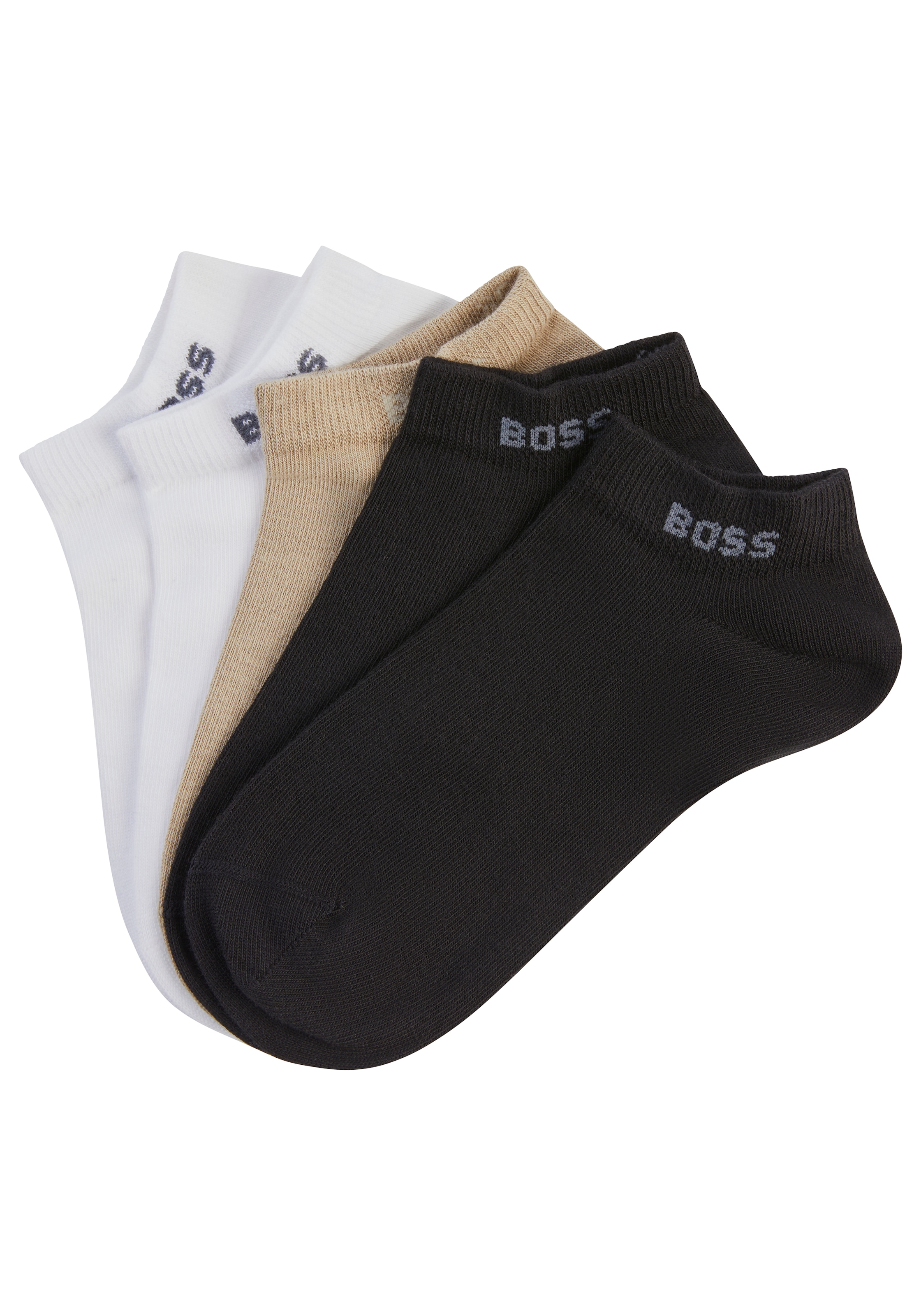 BOSS Sneakersocken "5P AS Logo CC W", (Packung, 5 Paar, 5er), mit BOSS-Logo günstig online kaufen