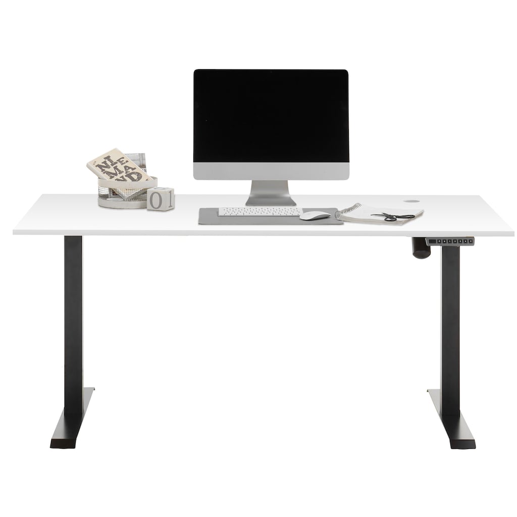 BEGA OFFICE Schreibtisch »Tim, elektrisch höhenverstellbarer Desk«, mit Anzeige und 4 Memory-Tasten, Breite 150 cm