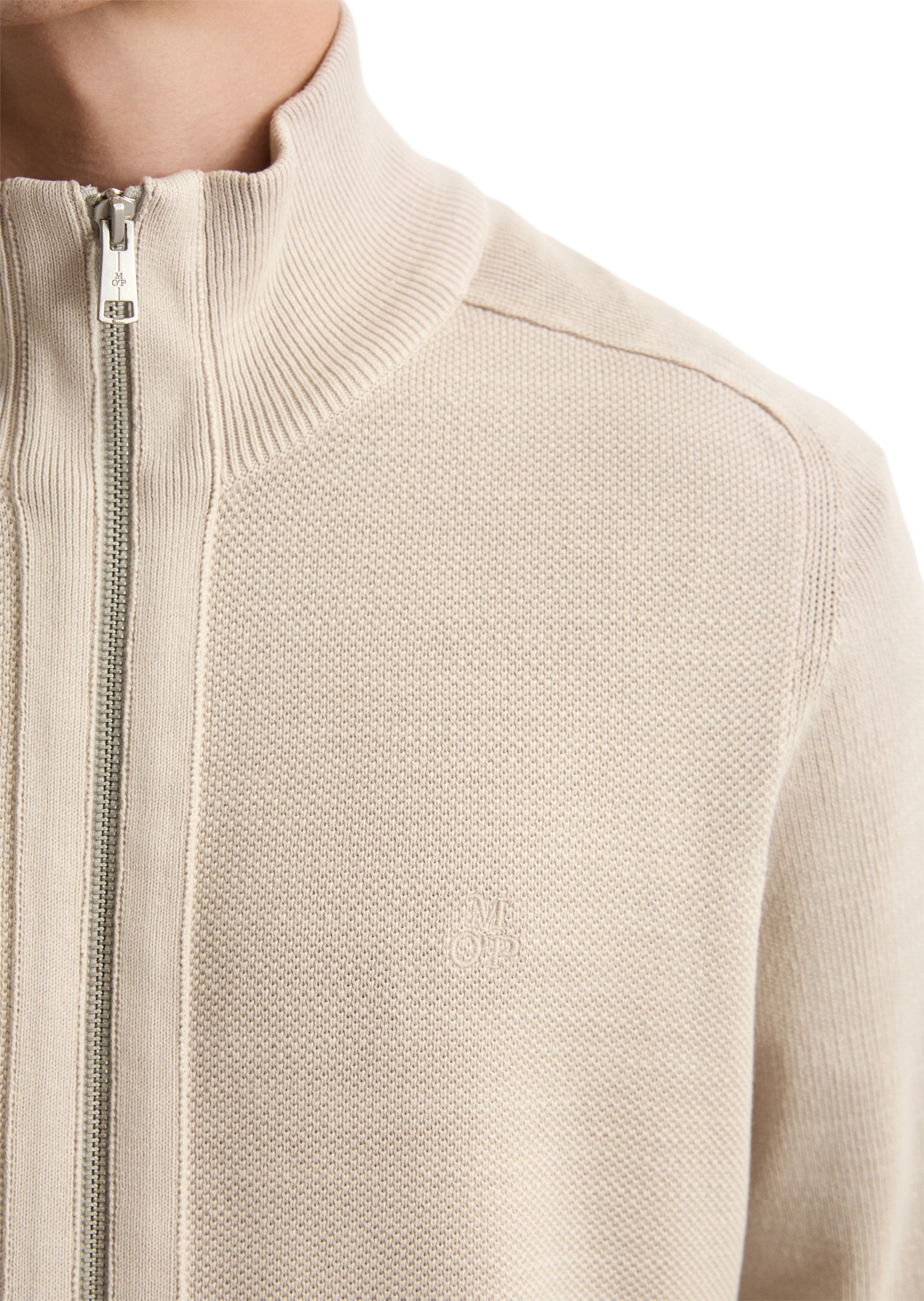Marc O'Polo Cardigan »aus feinem Bio-Baumwoll-Piqué«