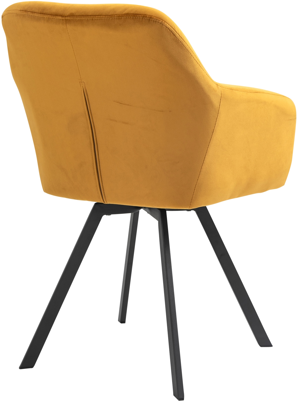 SalesFever Essgruppe, (Set, 5 tlg.), Stühle mit 360° Drehplatte unter der Sitzfläche, mit echter Baumkante