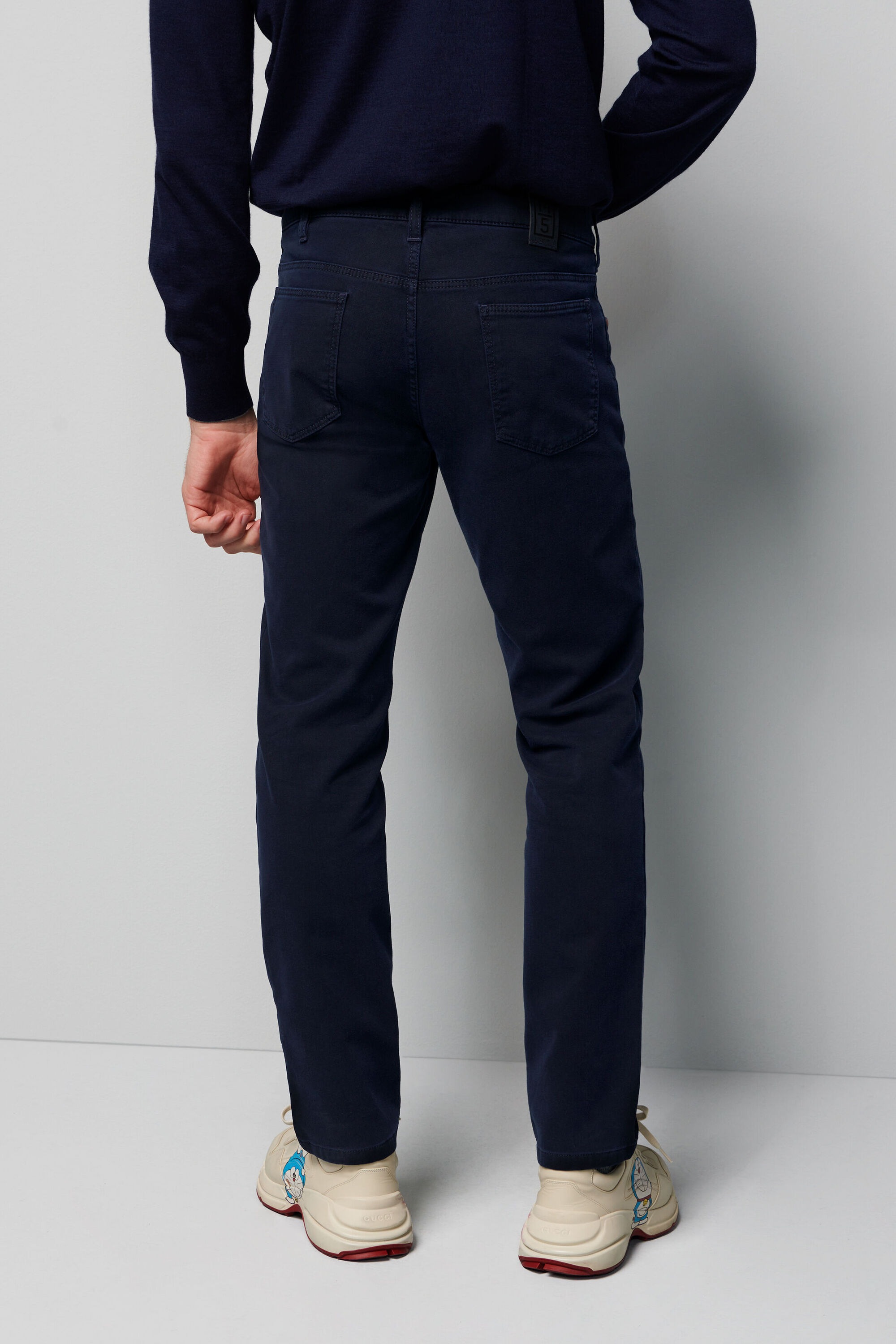 MEYER Chinos »Five-Pocket-Hose«, im unifarbenen Design