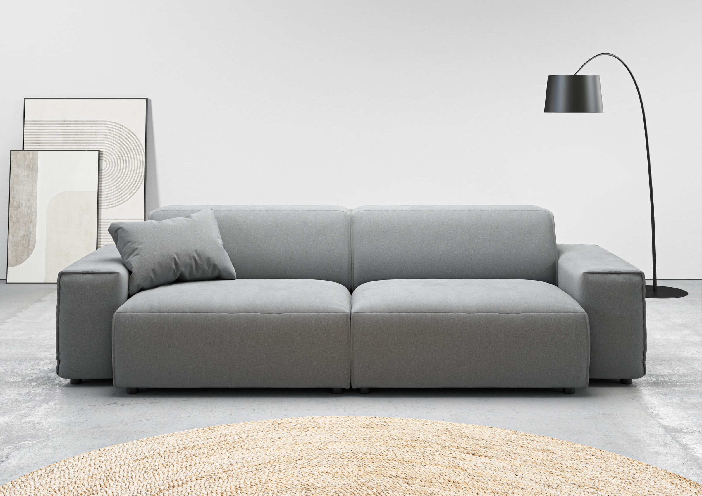 andas Big-Sofa »Glimminge  auch in Breitcord, Feincord + Easy care-Bezug,«, besondere Kedernähte Zierkissen
