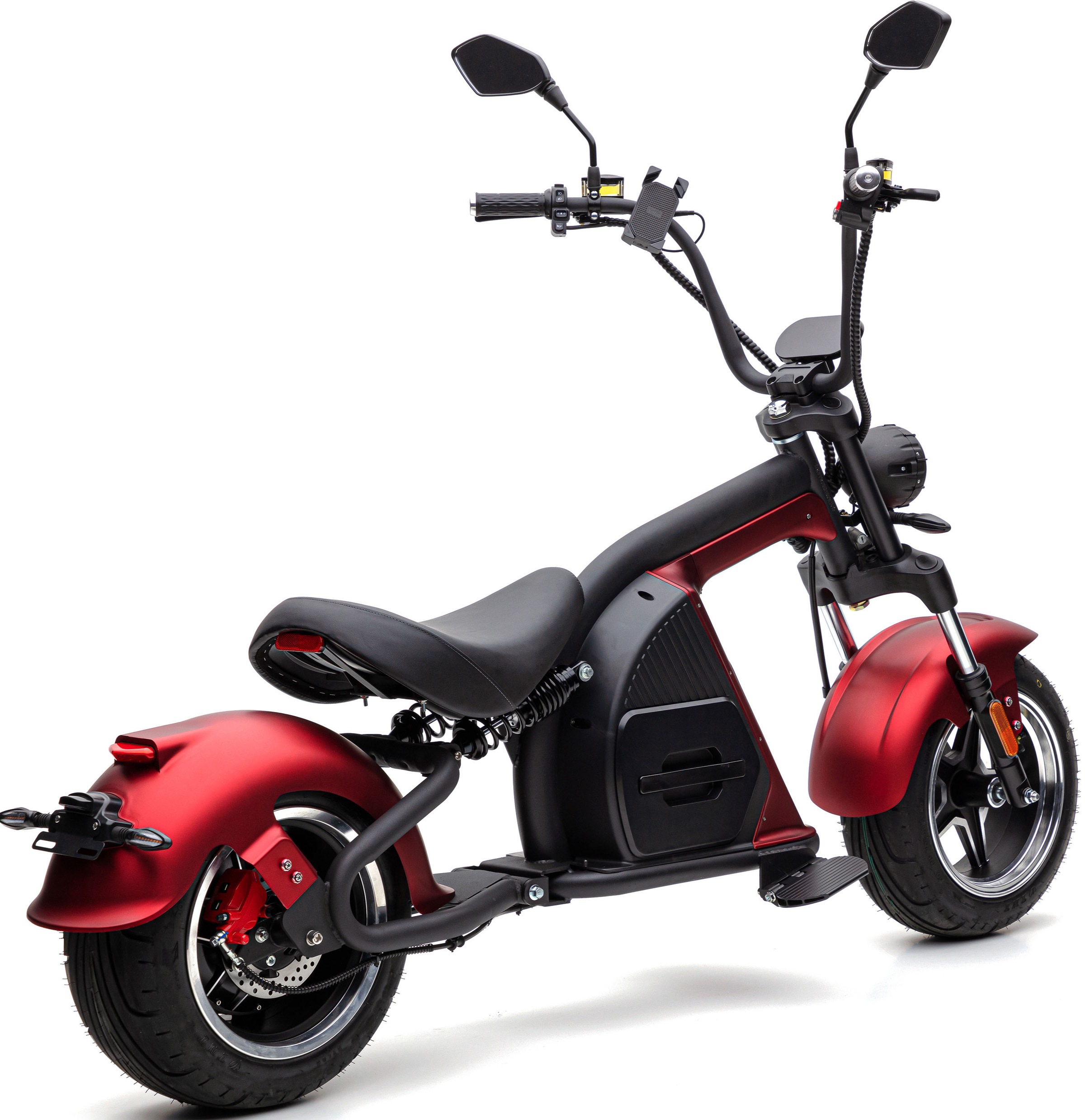 ECONELO E-Motorroller »CHOPPER PXD 8«, bis zu 60 km Reichweite, Lenkrad höhenverstellbar