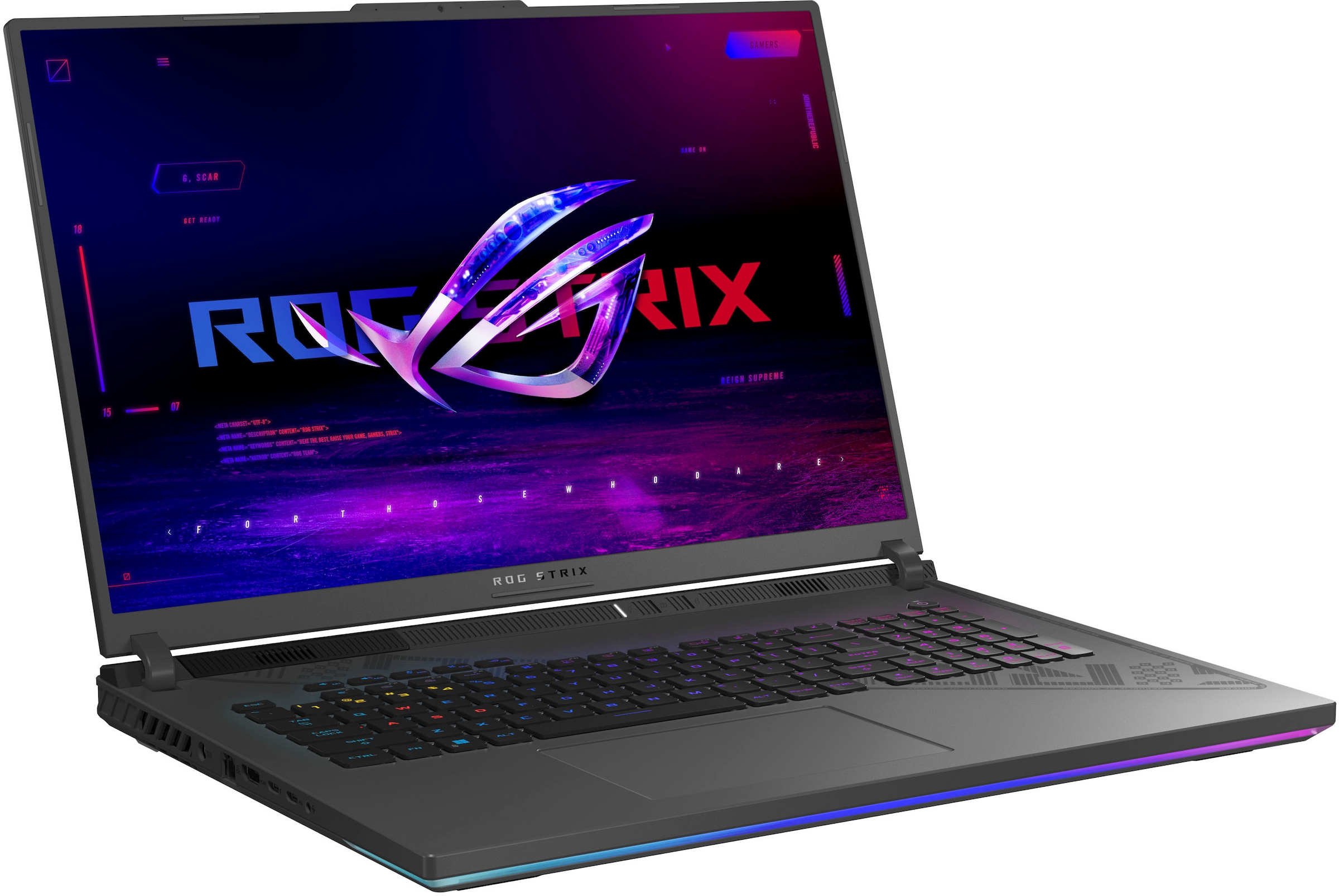 Asus Gaming-Notebook »ROG Strix G814JU-N5084W«, 45,7 cm, / 18 Zoll, Intel, Core i7, GeForce RTX 4050, 1000 GB SSD