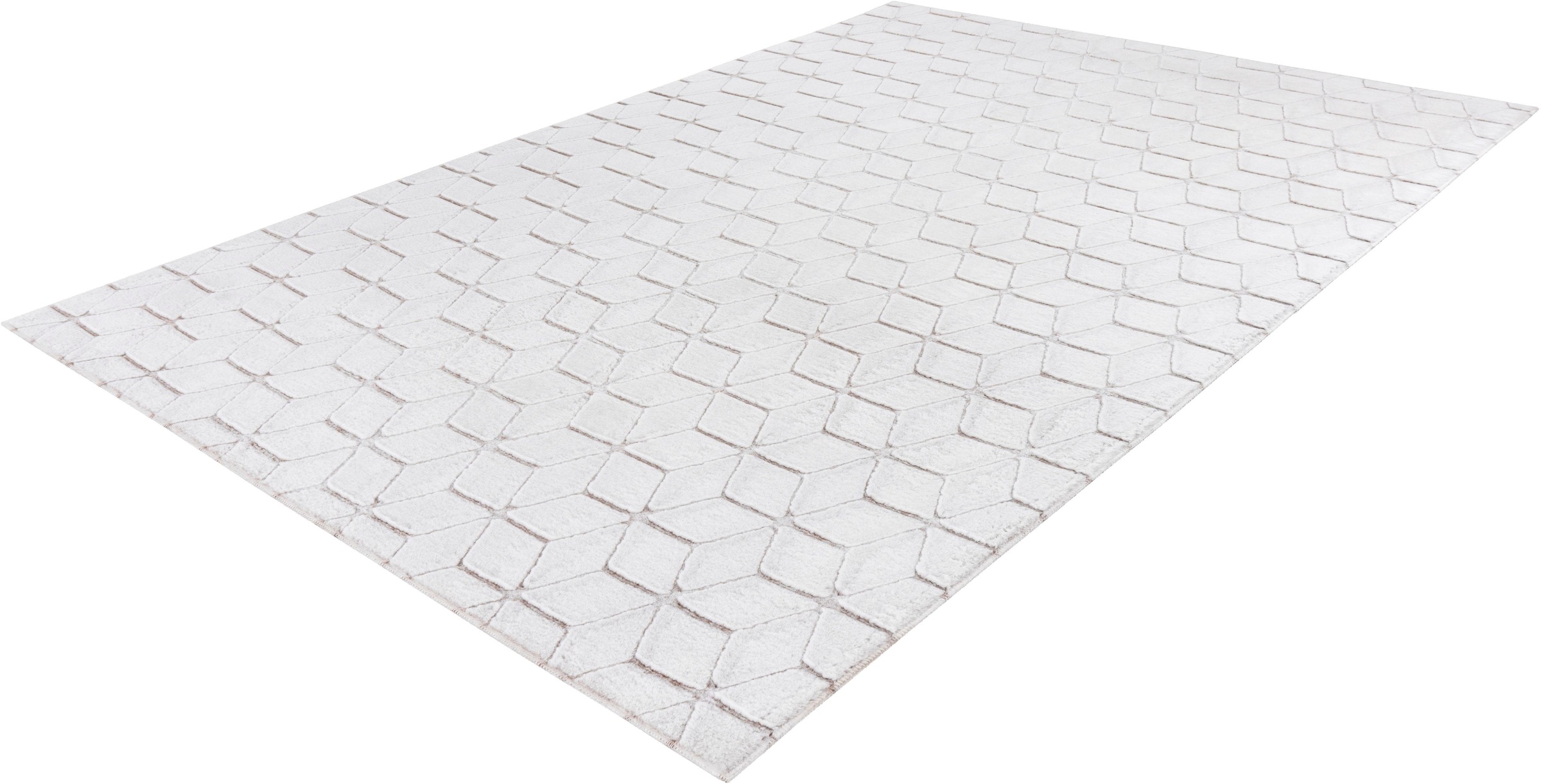 me gusta Teppich »Vivica 100«, rechteckig, 20 mm Höhe, besonders weich durch Microfaser, Wohnzimmer