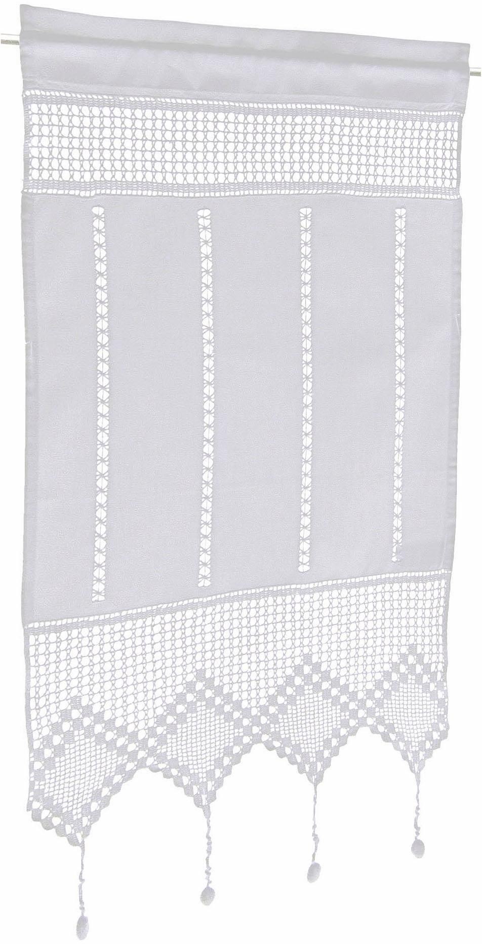 Thumbnail - HOSSNER - ART OF HOME DECO Scheibengardine "Attersee" Stangendurchzug 1 Stk. tlg.