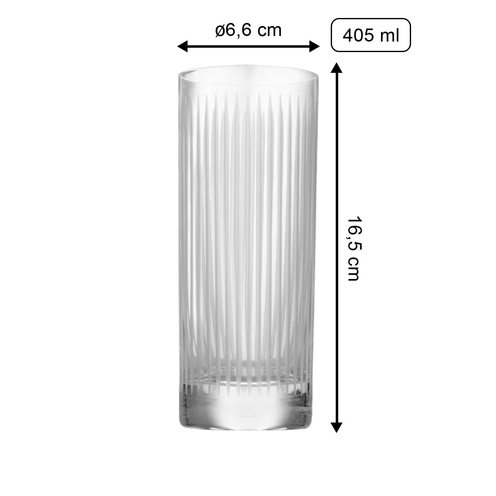 Stölzle Longdrinkglas »Longdrinkgläser New York Bar Soho 405 ml 6er Set transparent«