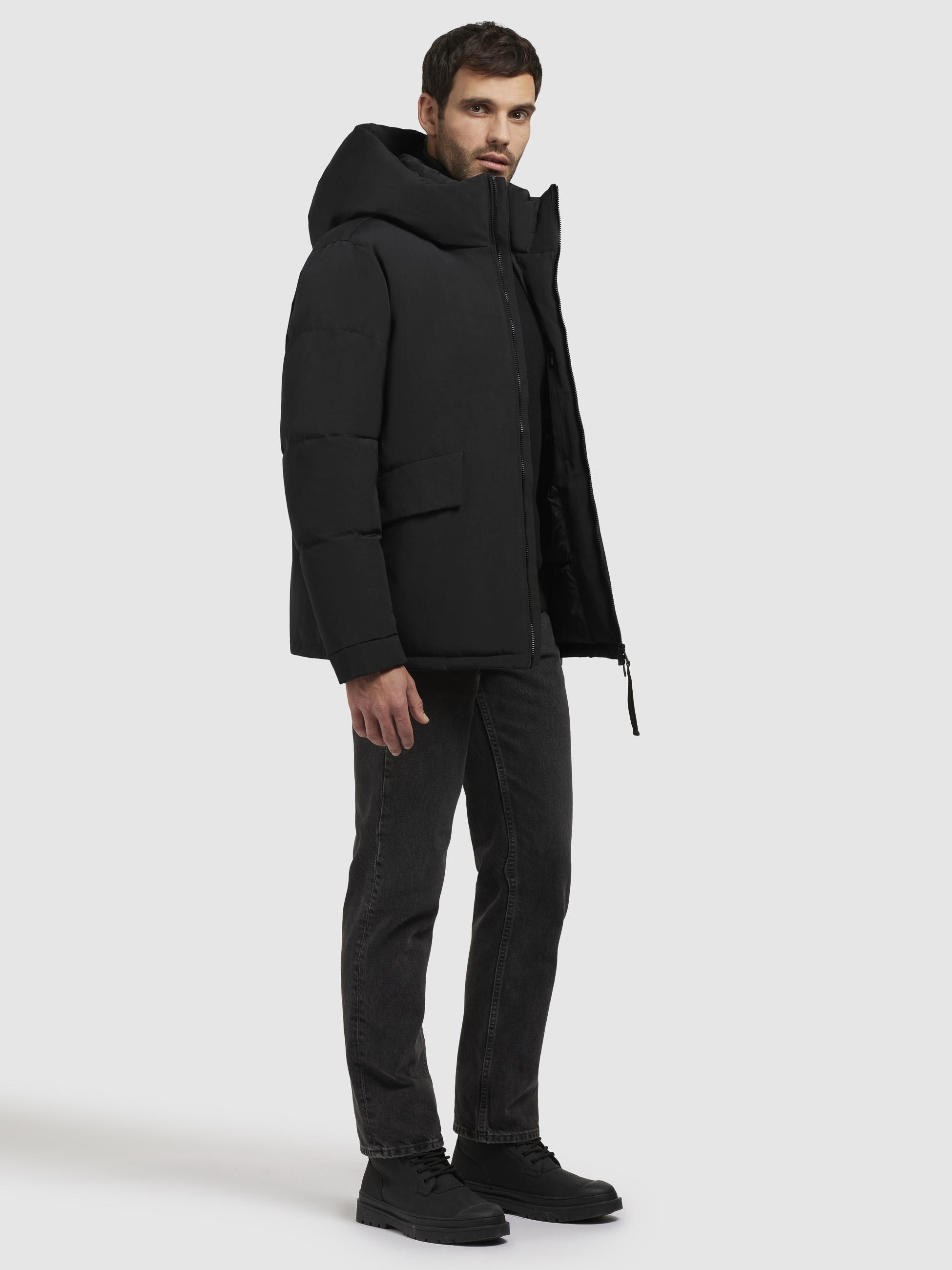khujo Winterjacke »Gero-YM«, mit Kapuze, Warme Herren Outdoorjacke mit Kapuze