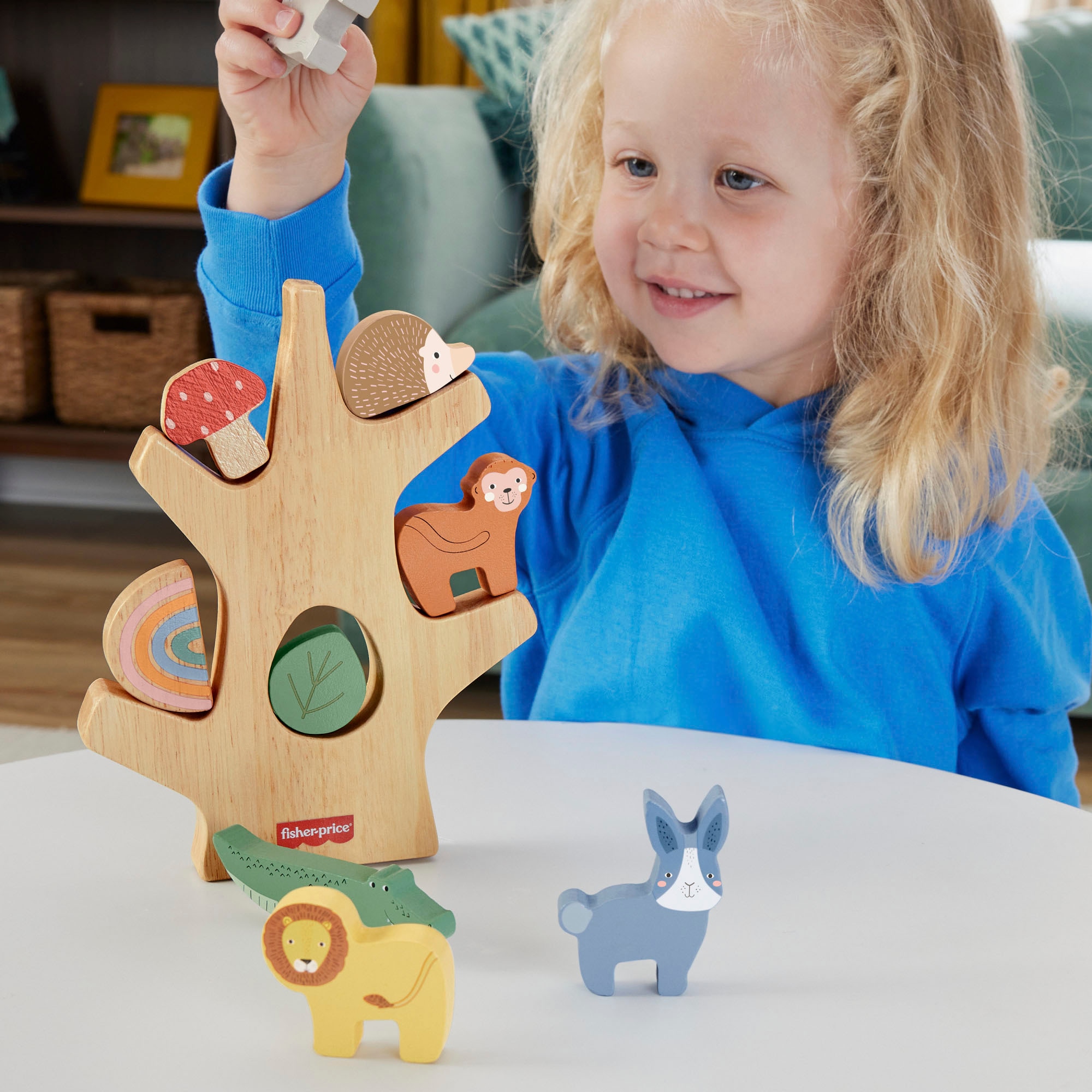 Fisher-Price® Stapelspielzeug »Tierspaß Balance-Baum«