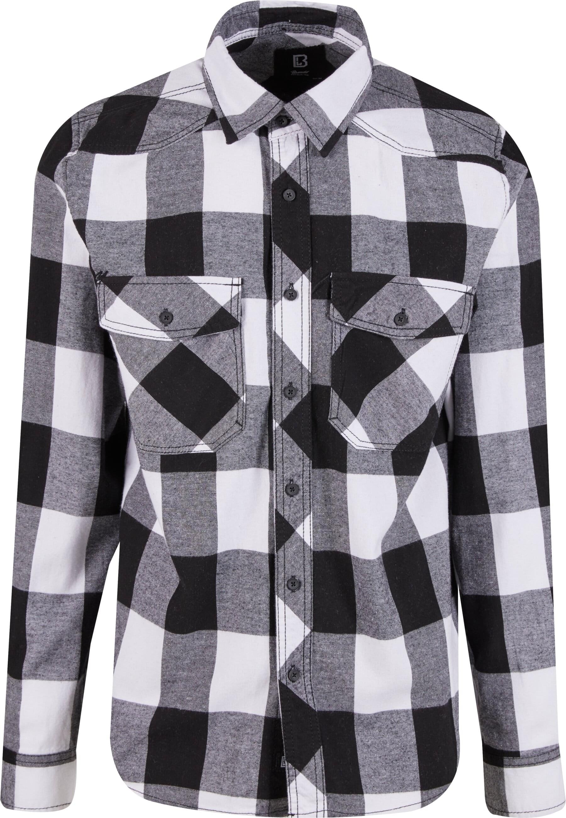 Brandit Langarmhemd "Brandit Herren Checked Shirt", (1 tlg.)