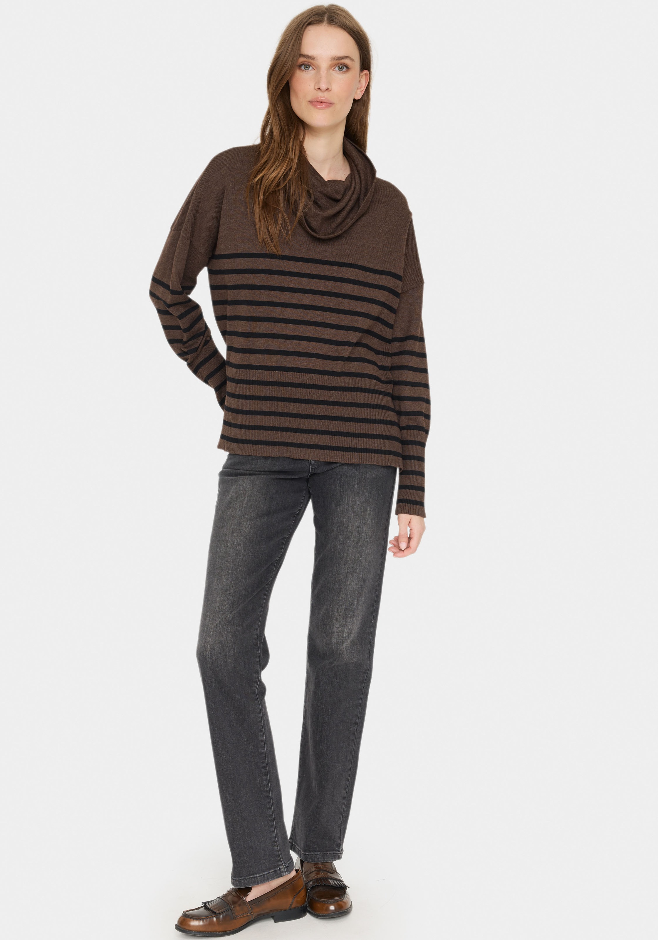 Saint Tropez Rollkragenpullover »GrilaSZ Cowlneck«